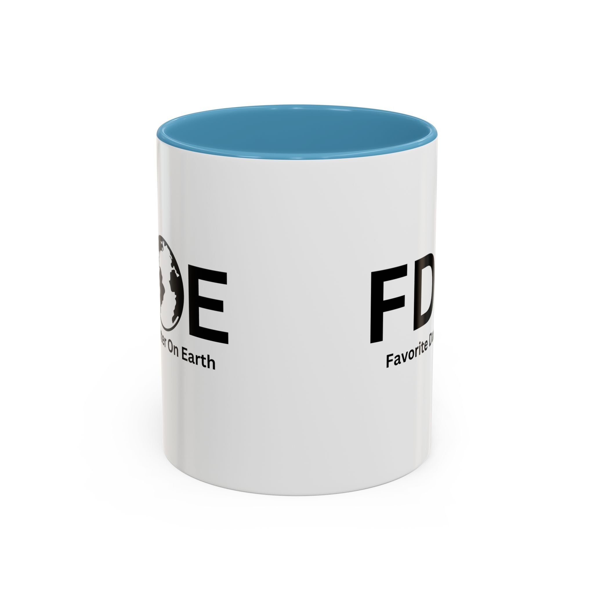 Favorite Daughter On Earth (FDOE) Accent Coffee Mug (11oz, 15oz)