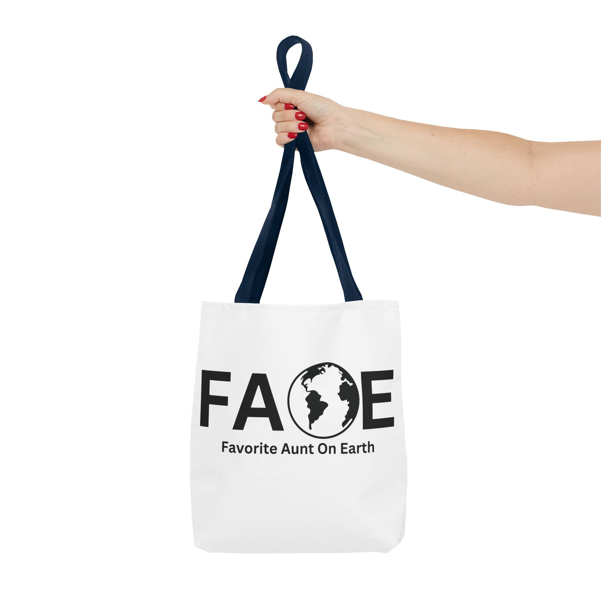 Favorite Aunt On Earth (FAOE) Tote Bag - Custom Printed Stylish and Functional Tote