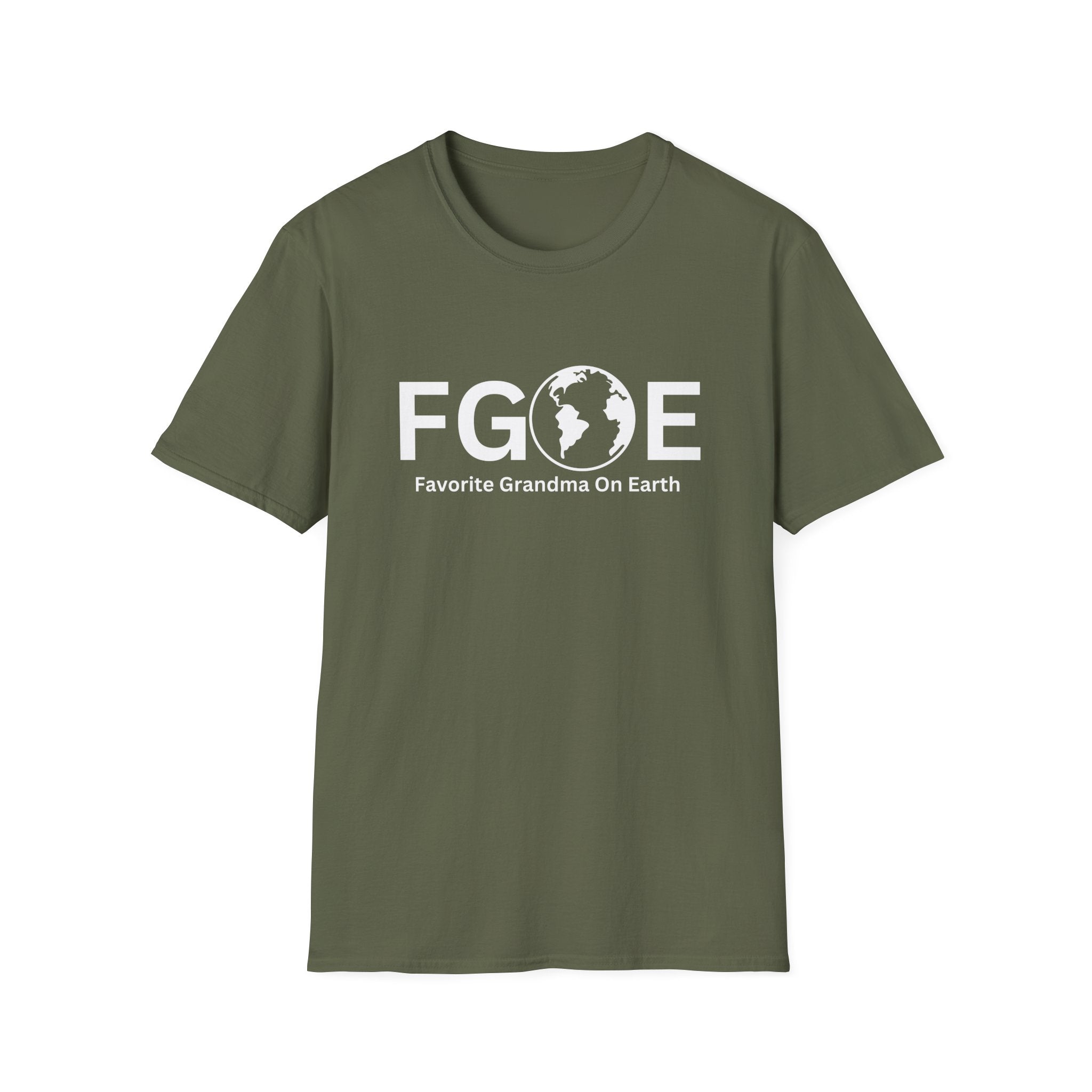 Favorite Grandma on Earth T-Shirt - (FGOE) Logo Tee for Women