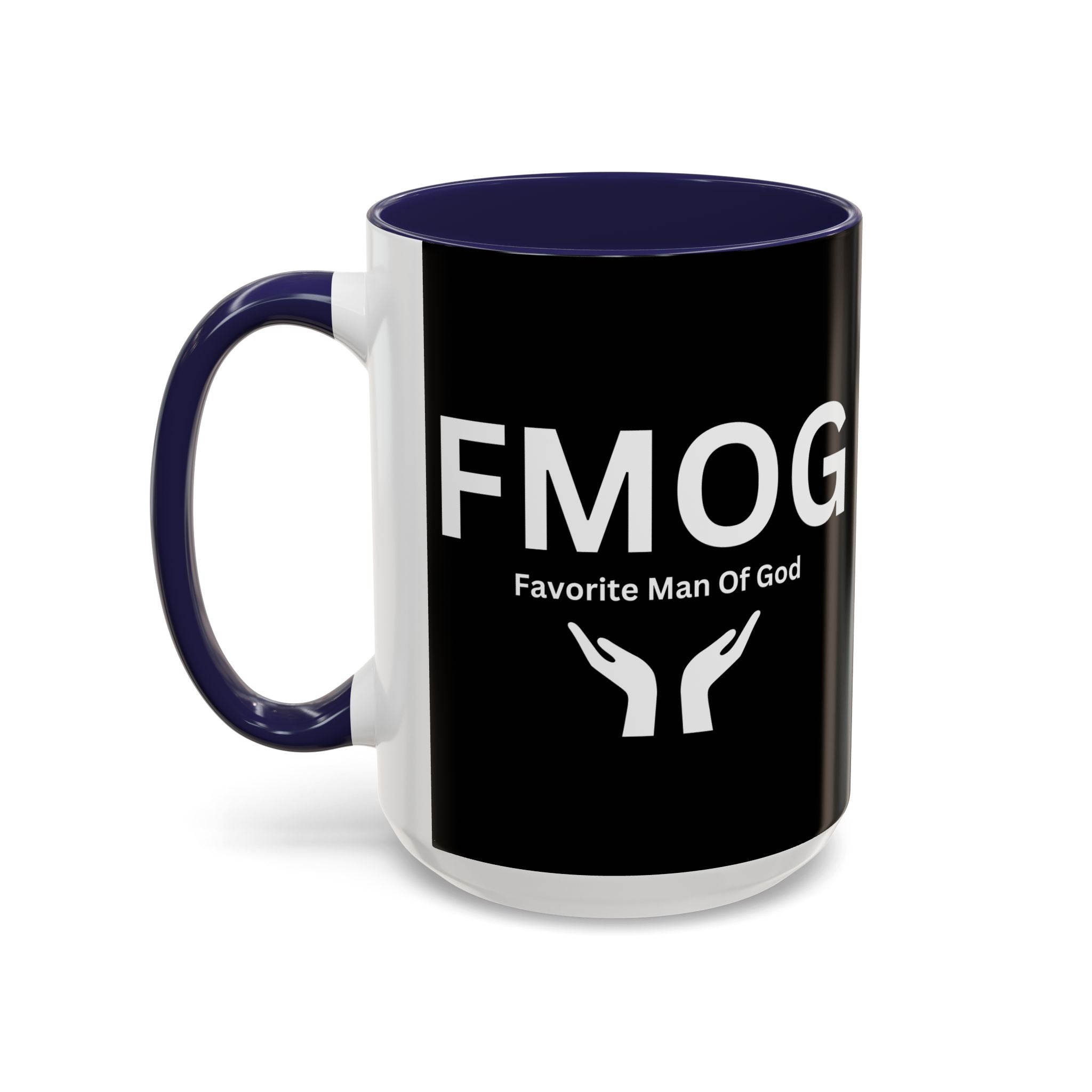 Favorite Man of God (FMOG) Accent Coffee Mug (11, 15oz)