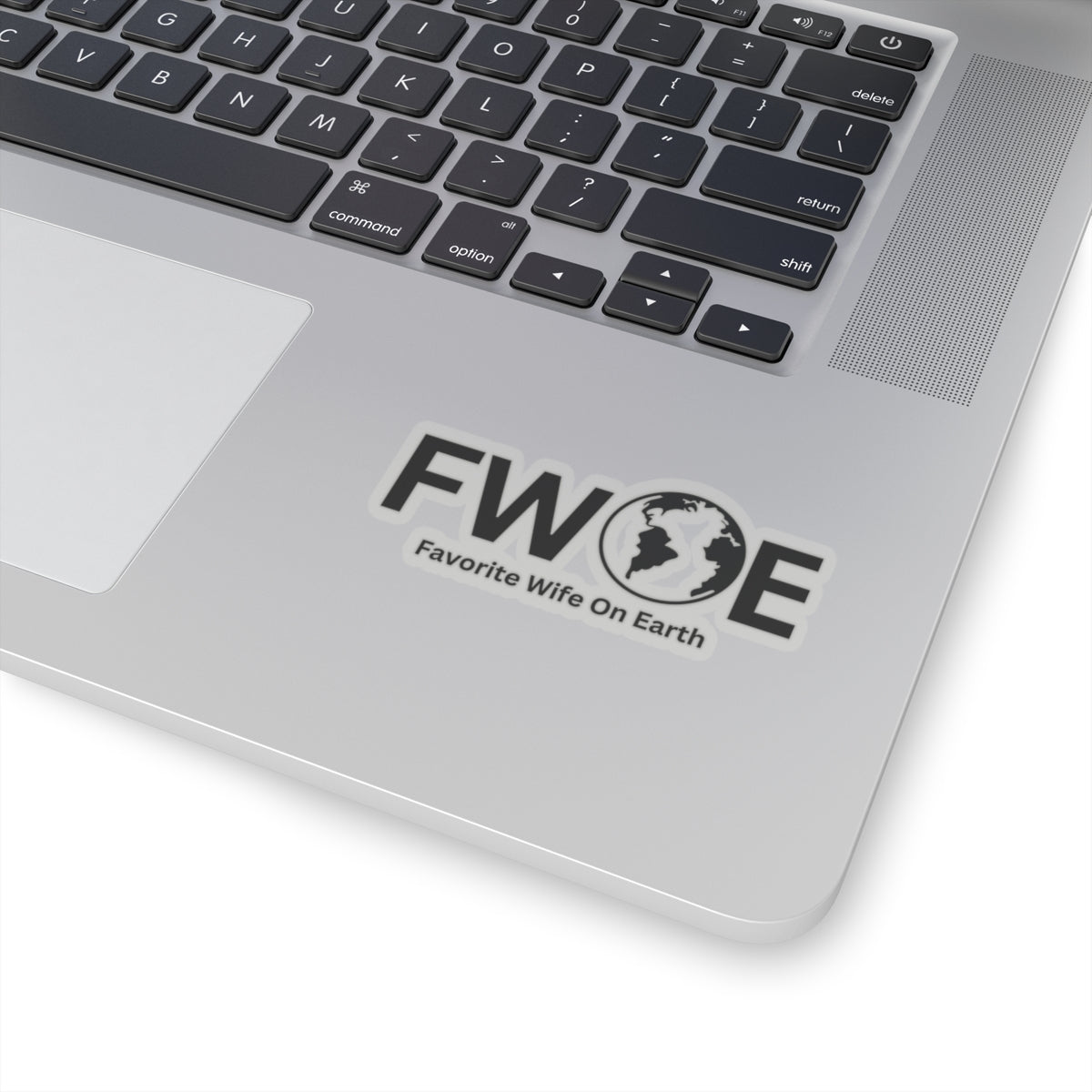 Favorite Wife On Earth (FWOE) Kiss-Cut Stickers - Custom Vinyl Stickers for Creative Decor