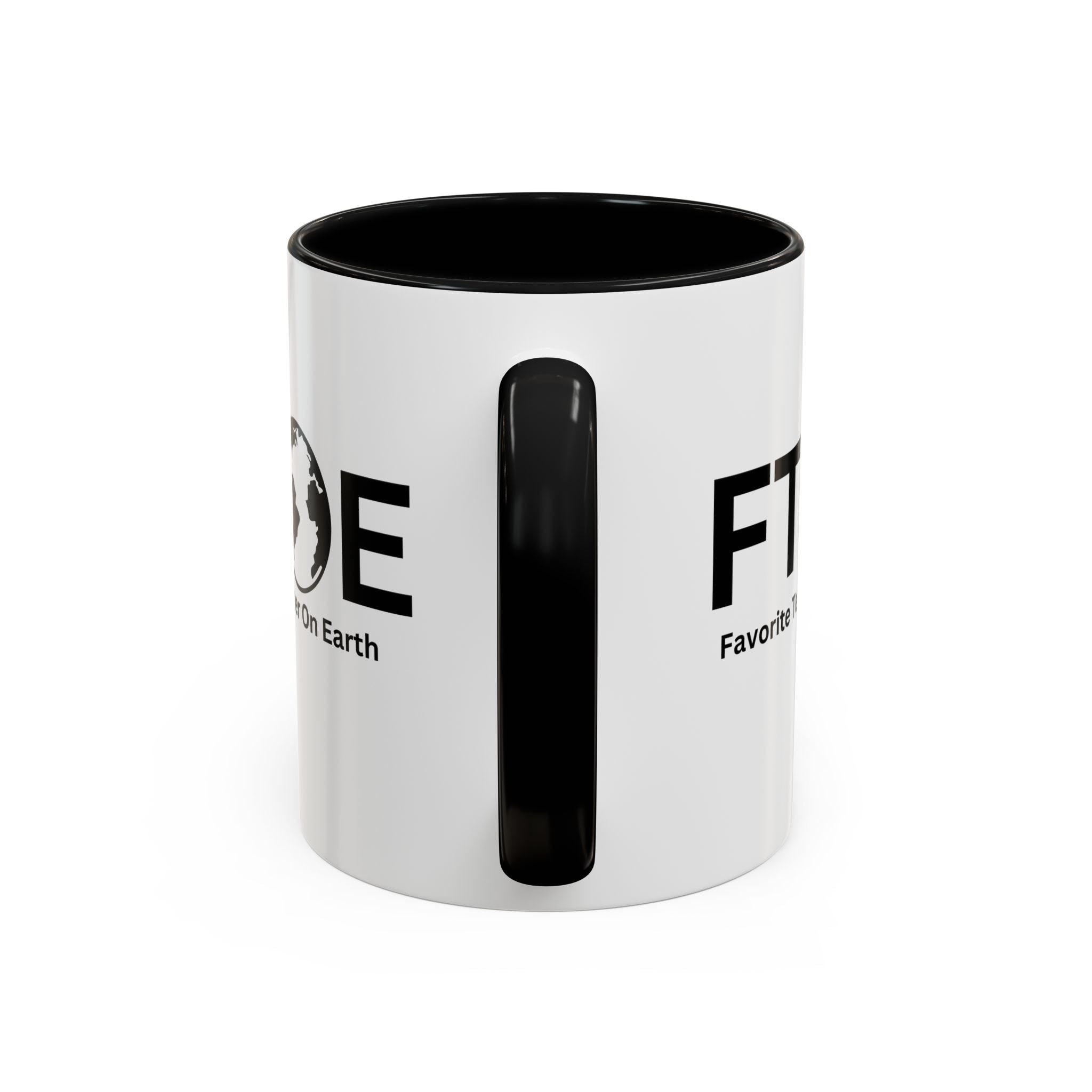 Favorite Teacher On Earth (FTOE) Accent Coffee Mug (11oz, 15oz)