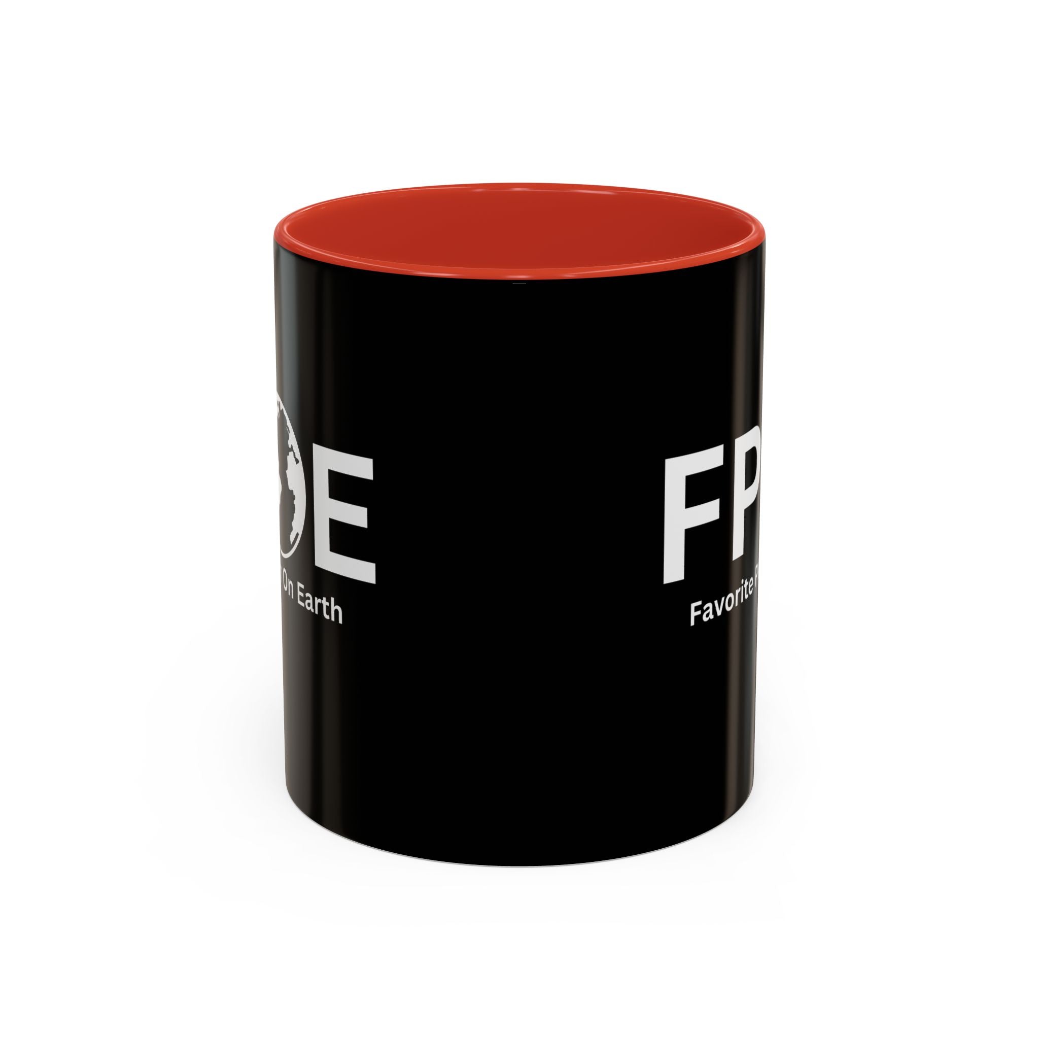 Favorite Person On Earth (FPOE) Accent Coffee Mug (11oz, 15oz)