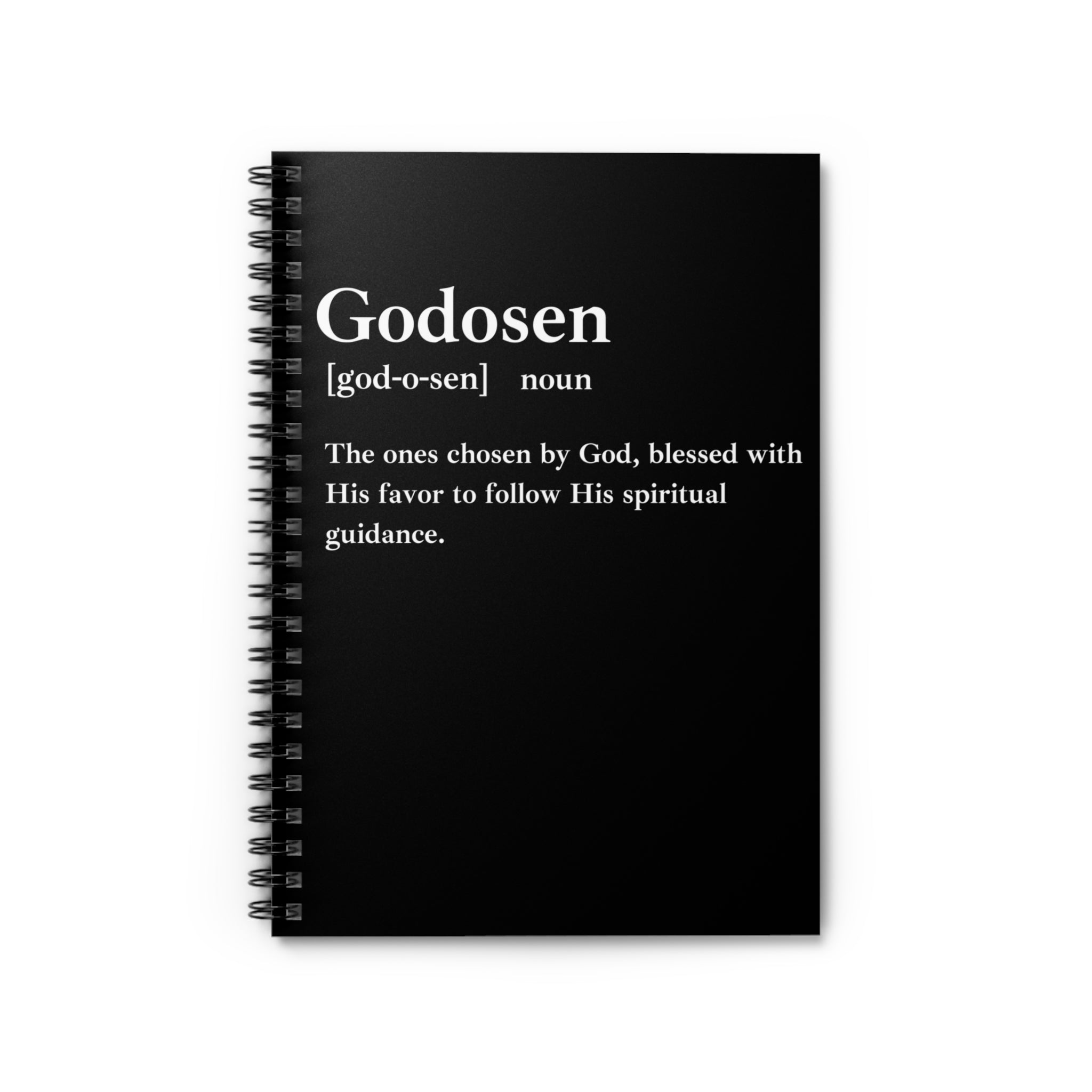 Godosen Spiral Notebook - 118 Page Ruled Line Notebook for Everyday Use