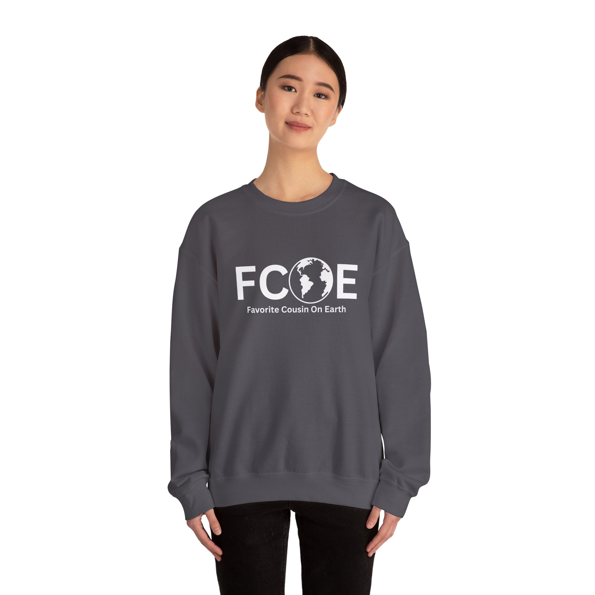 Favorite Cousin On Earth (FCOE) Unisex Heavy Blend™ Crewneck Sweatshirt