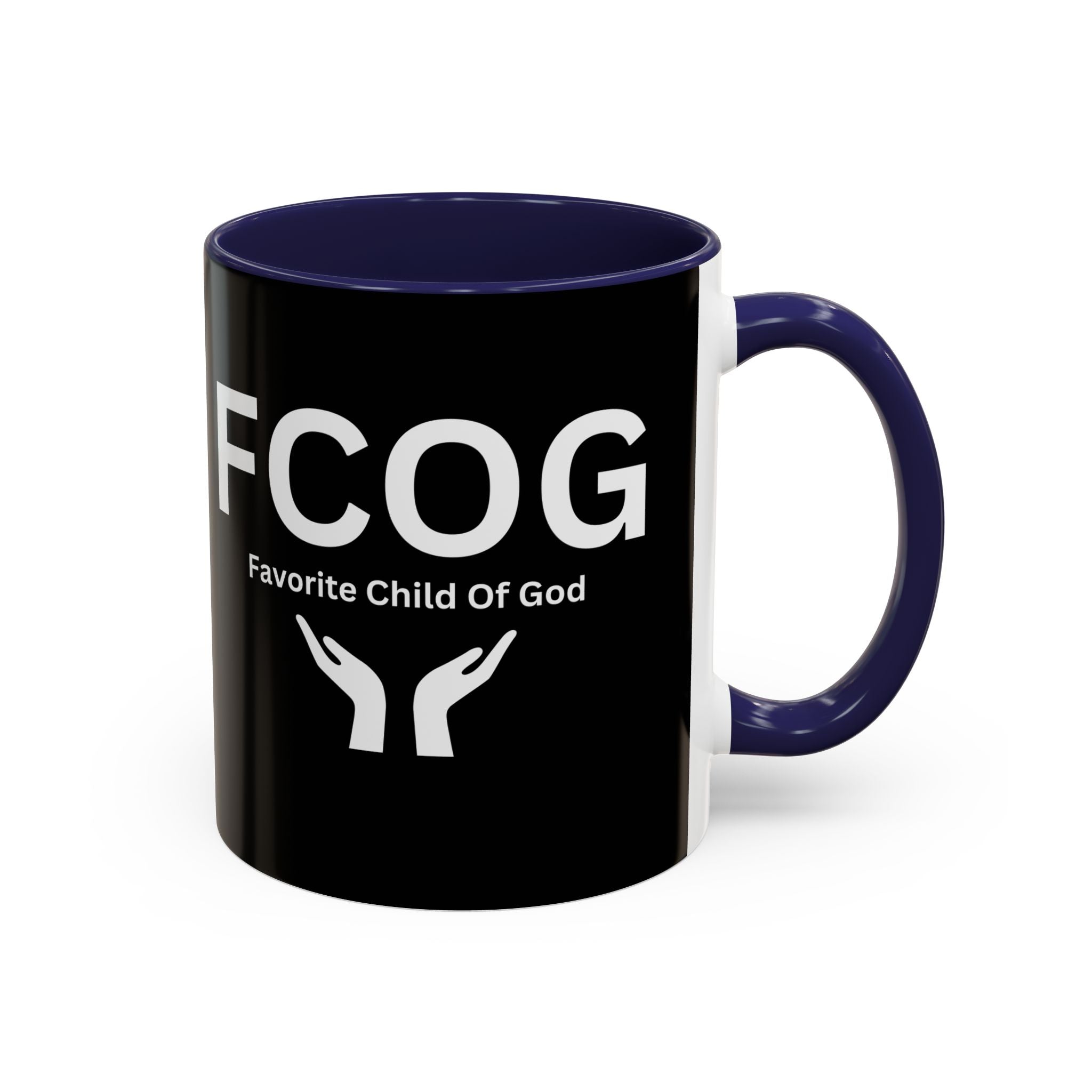 Favorite Child of God (FCOG) Accent Coffee Mug (11, 15oz)