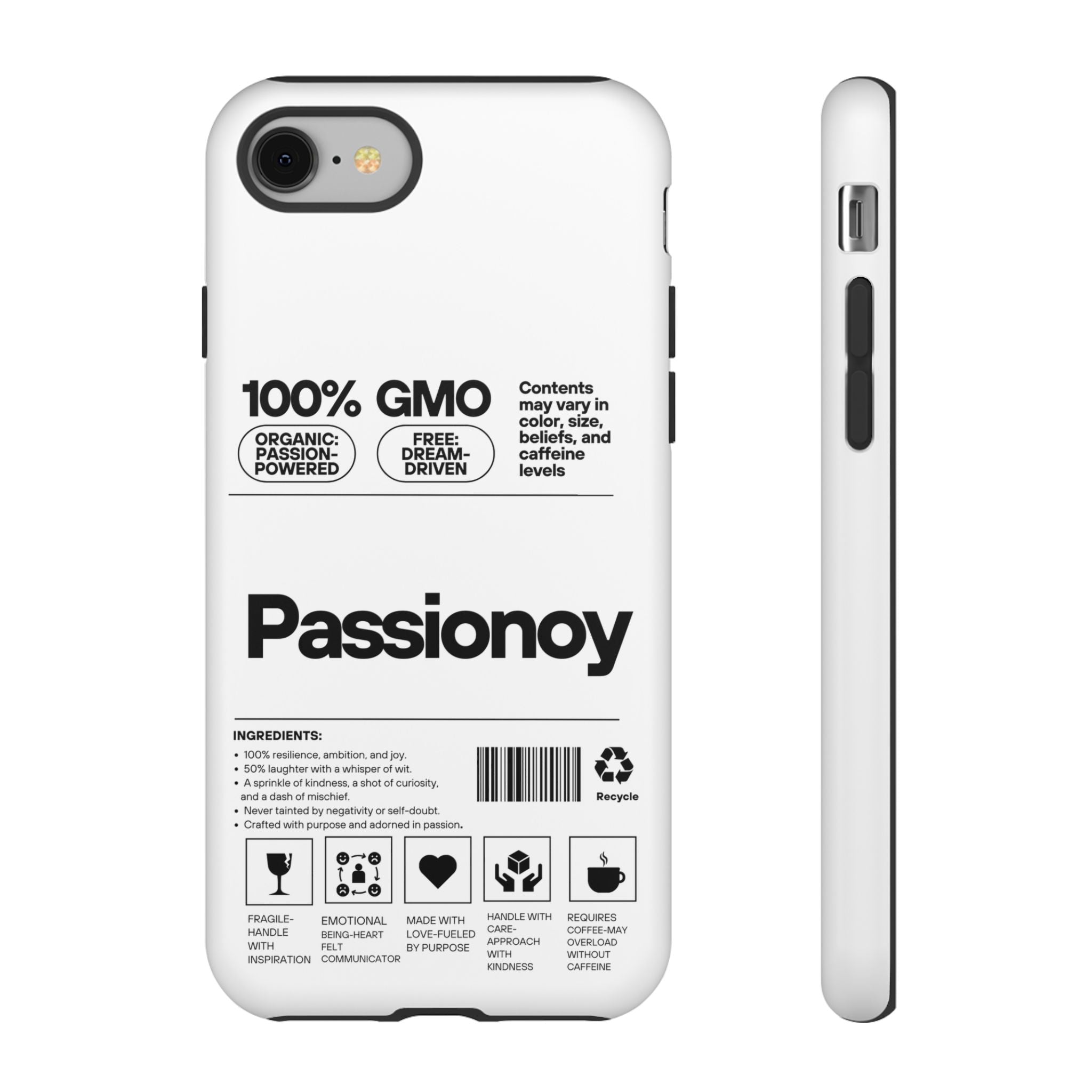Passionoy Label Tough Cases - Custom Protective Phone Cases for iPhone, Samsung Galaxy, and Google Pixel