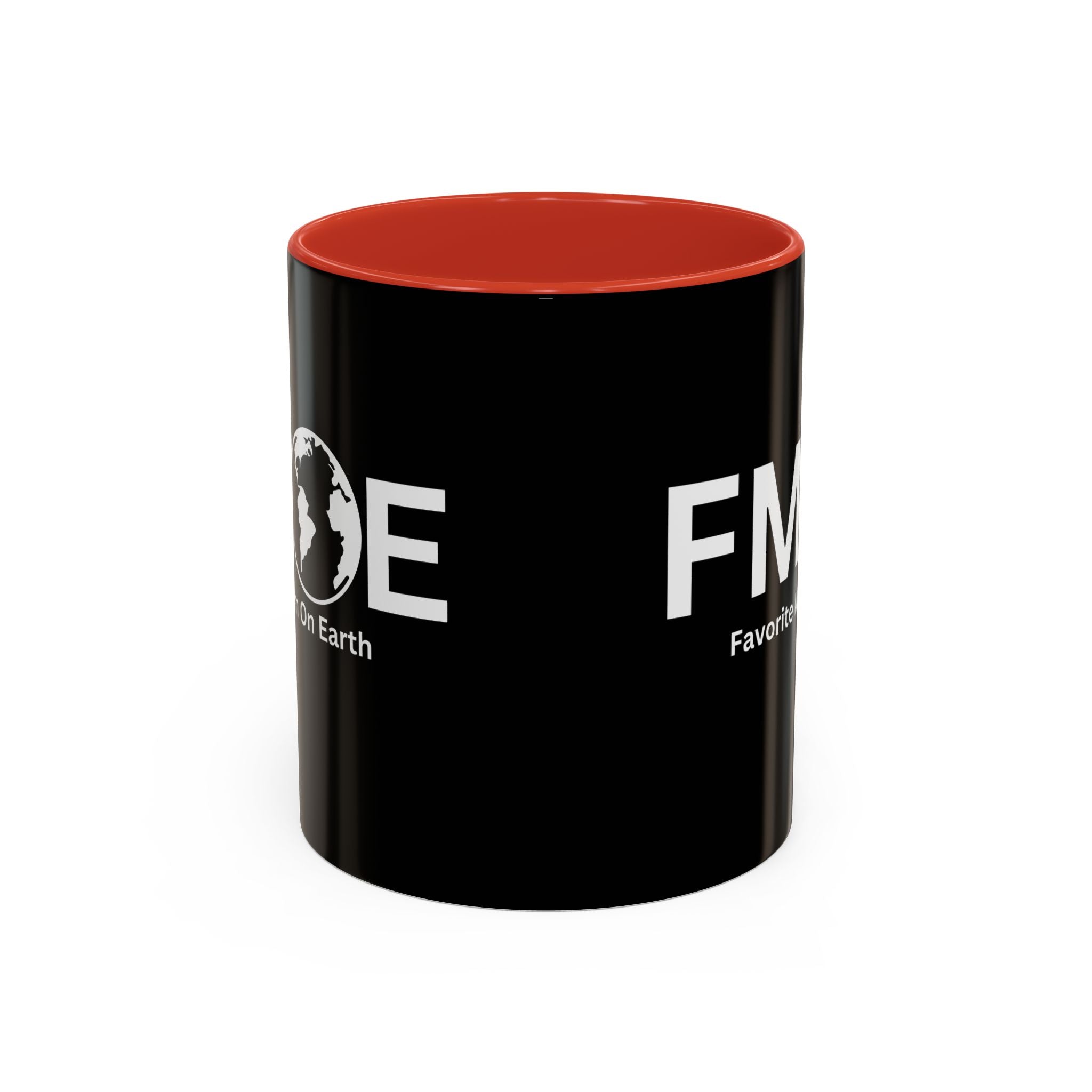 Favorite Mom On Earth (FMOE) Accent Coffee Mug (11oz, 15oz)
