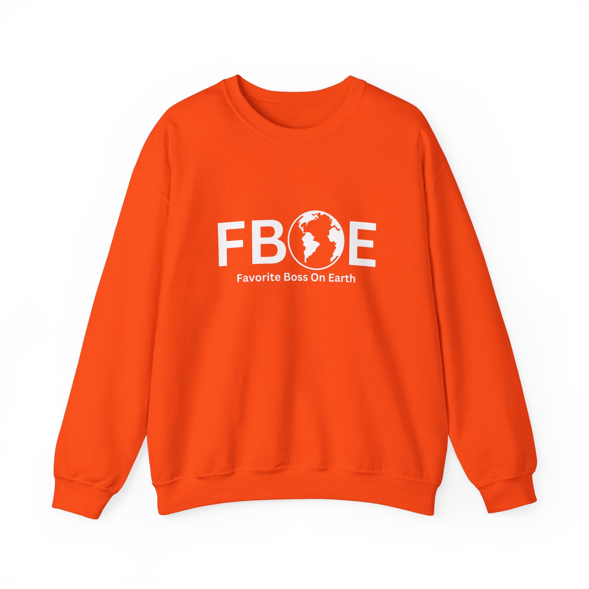 Favorite Boss On Earth (FBOE) - Unisex Heavy Blend Crewneck Sweatshirt