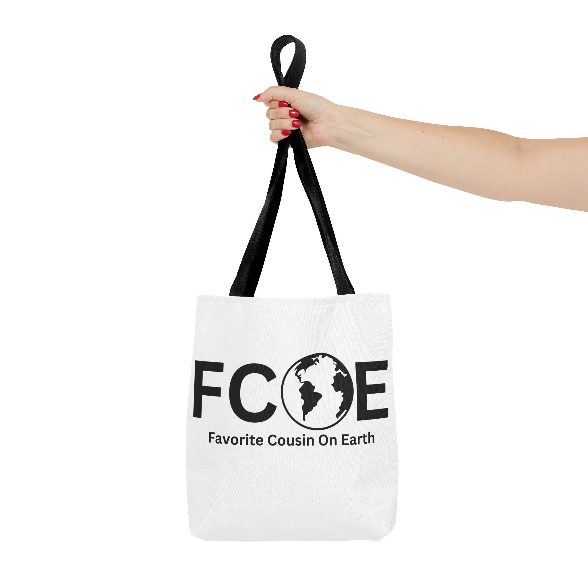 Favorite Cousin On Earth (FCOE) Tote Bag - Custom Printed Stylish and Functional Tote