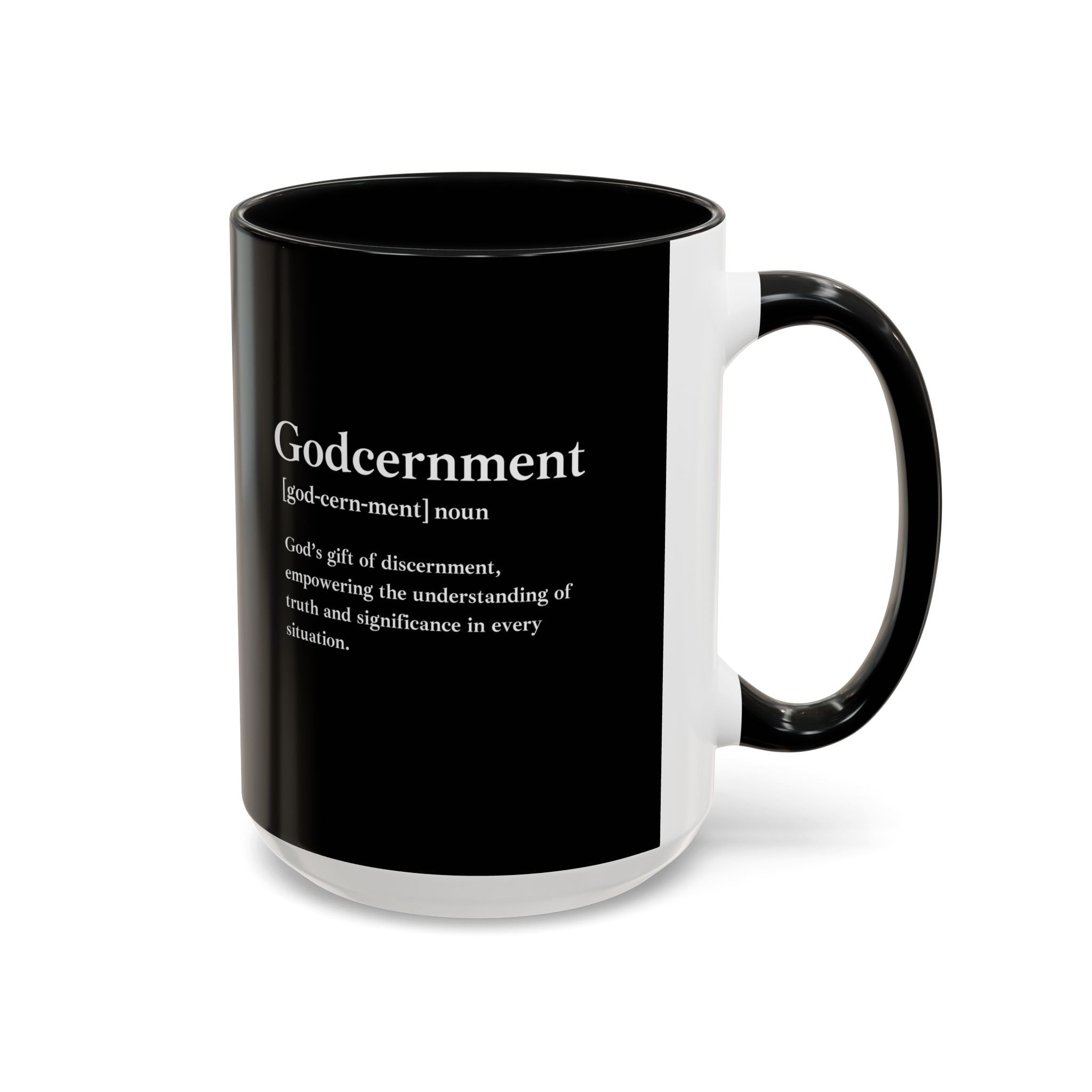 Godcernment Accent Coffee Mug (11oz, 15oz)