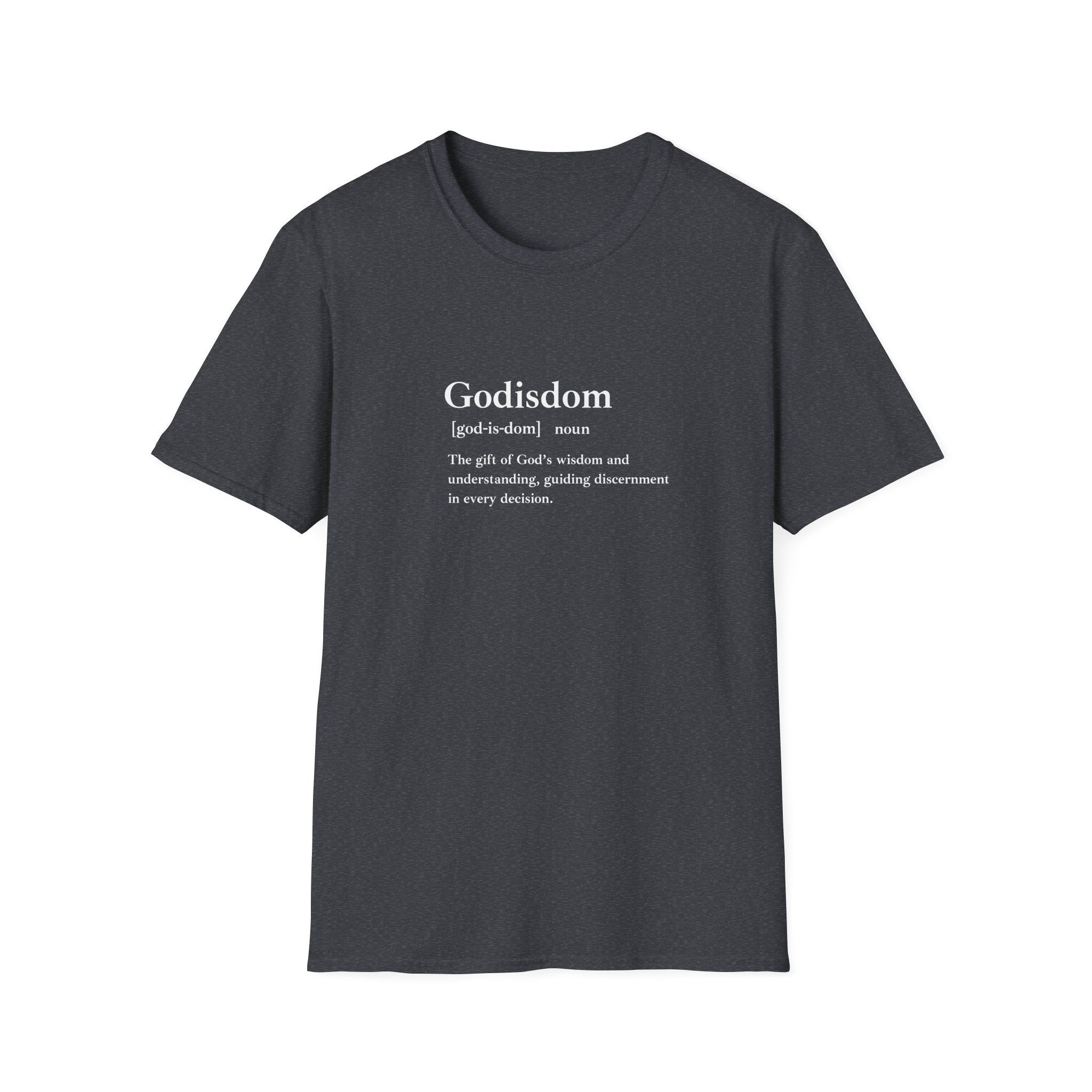 Godisdom Unisex Soft-Style T-Shirt – Comfortable, Durable, Ethical Apparel, 100% Cotton, Classic Fit