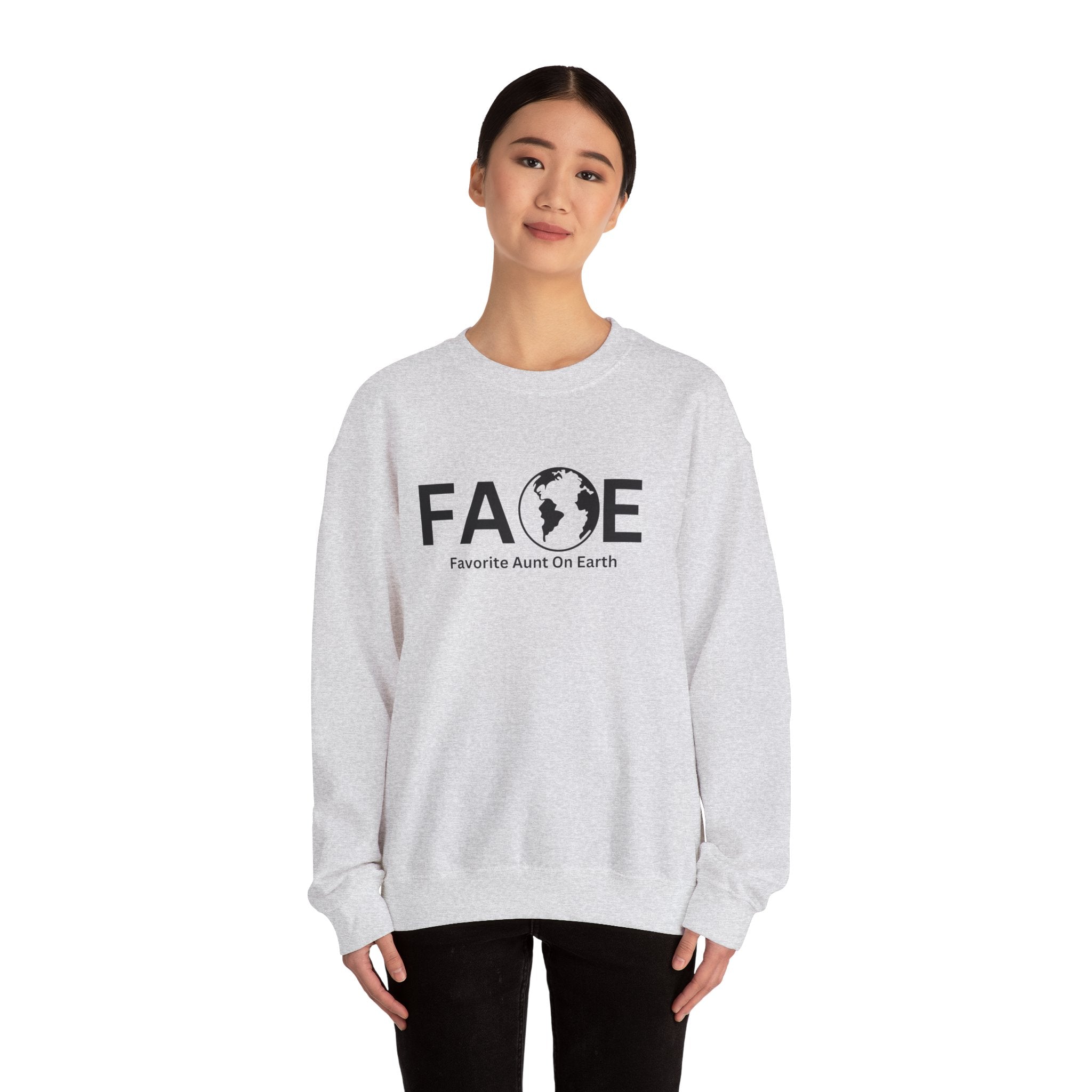Favorite Aunt On Earth (FAOE) - Unisex Heavy Blend™ Crewneck Sweatshirt
