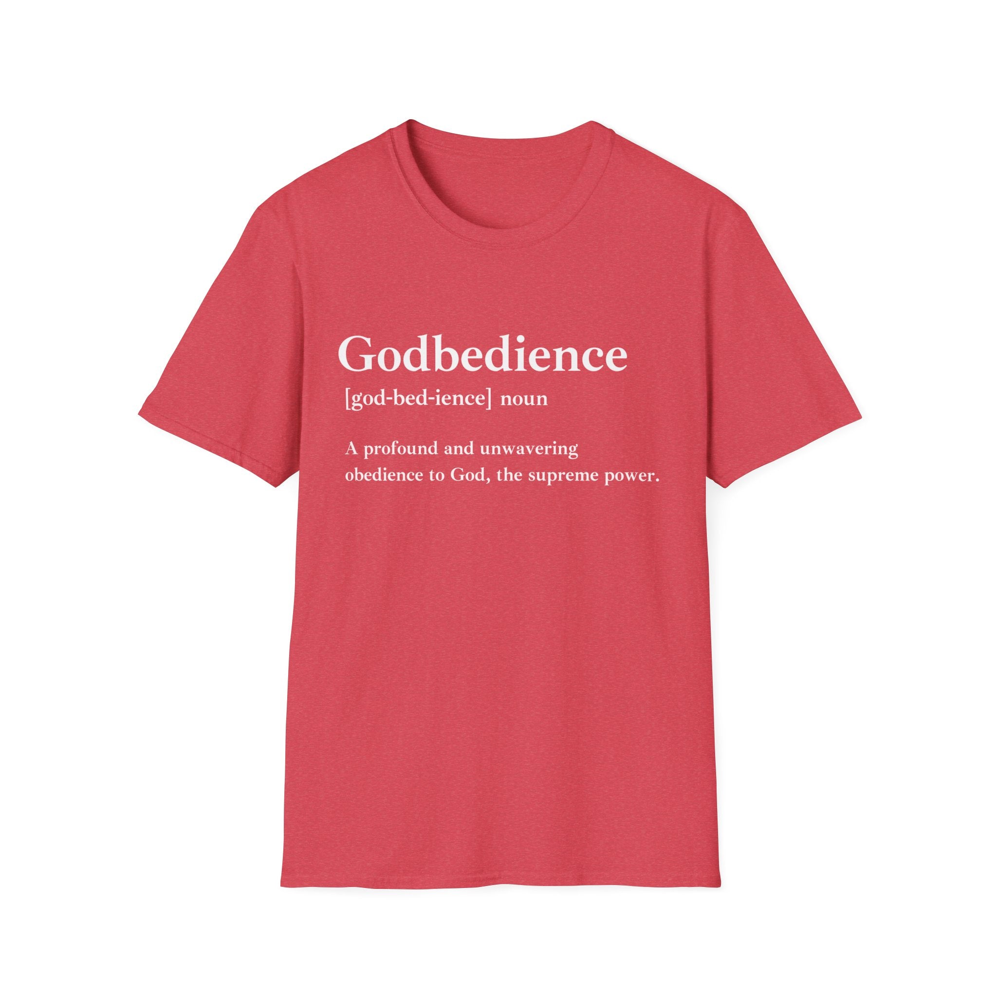 Godbedience Unisex Softstyle T-Shirt