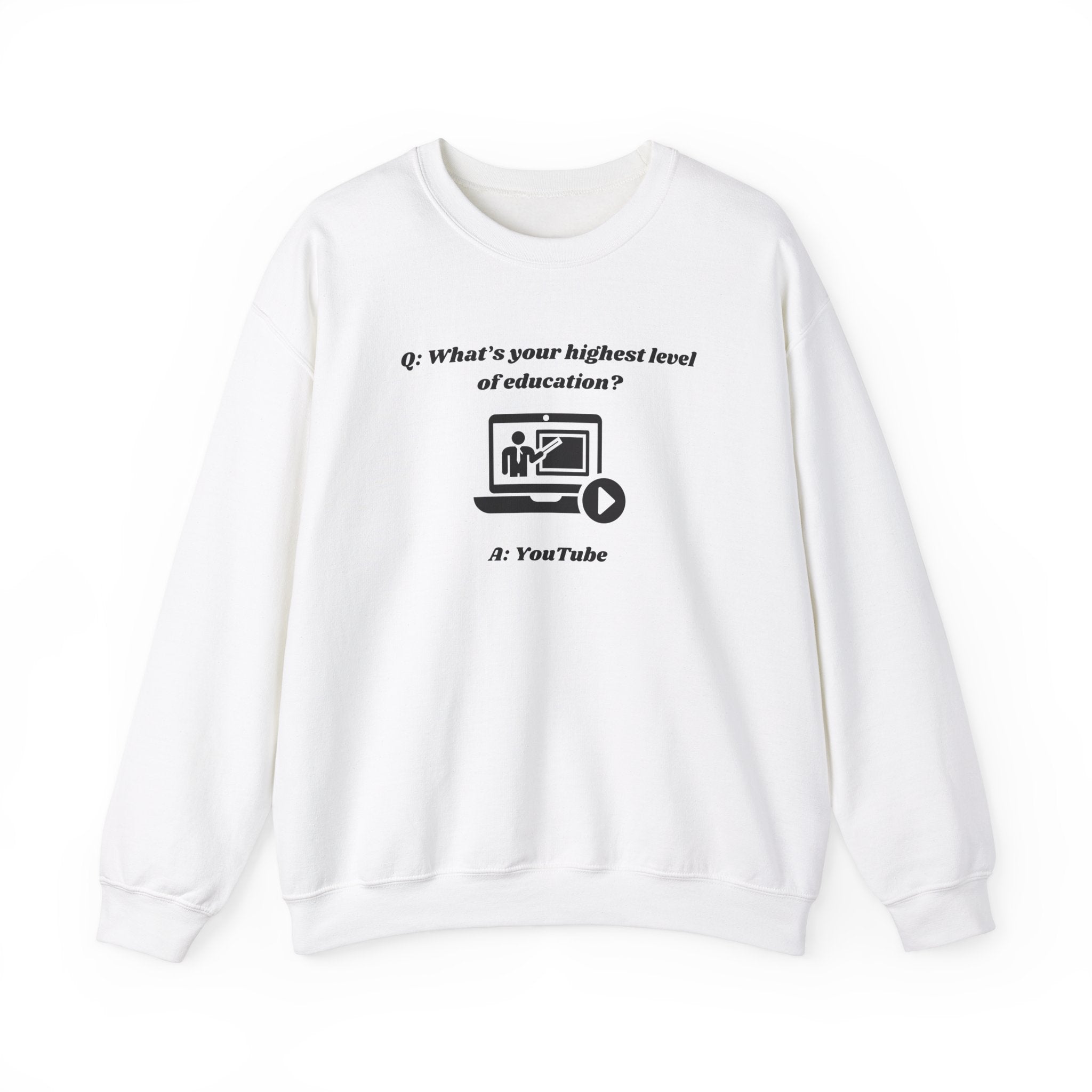 What's your highest level of education? YouTube - Unisex Sweatshirt
