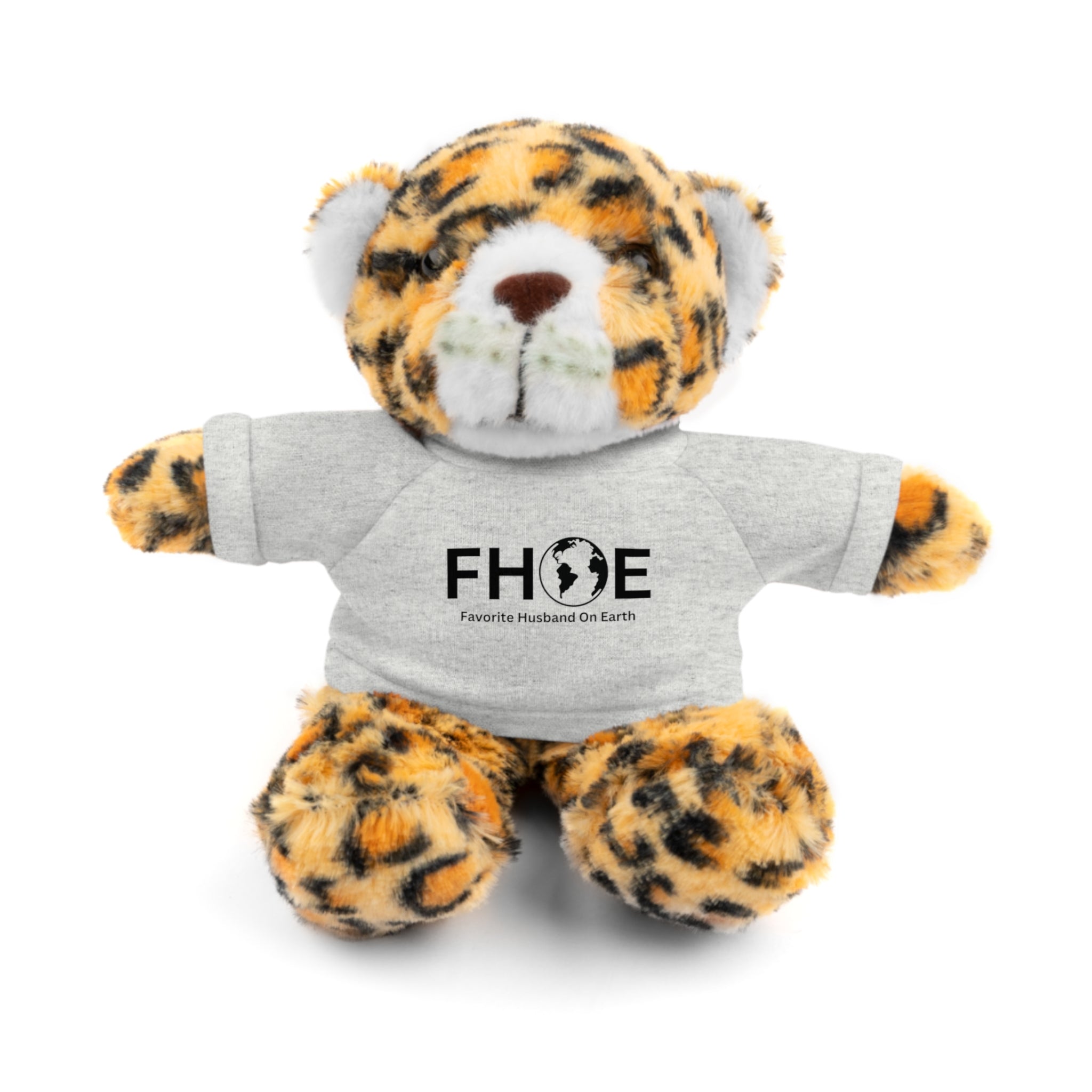 Stuffed Animal Gift – Favorite Husband on Earth (FHOE)– Customizable T-Shirt & Animal