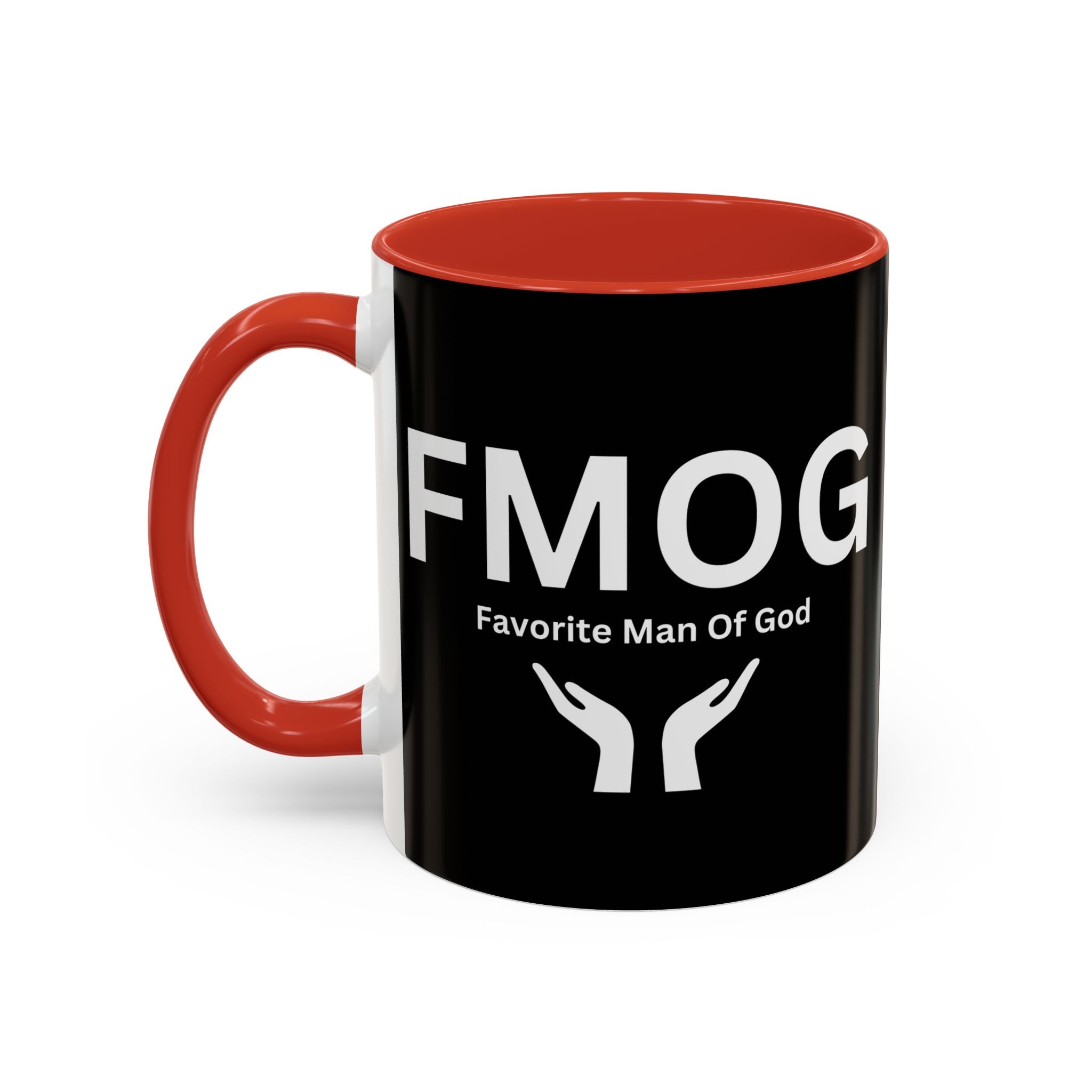 Favorite Man of God (FMOG) Accent Coffee Mug (11, 15oz)