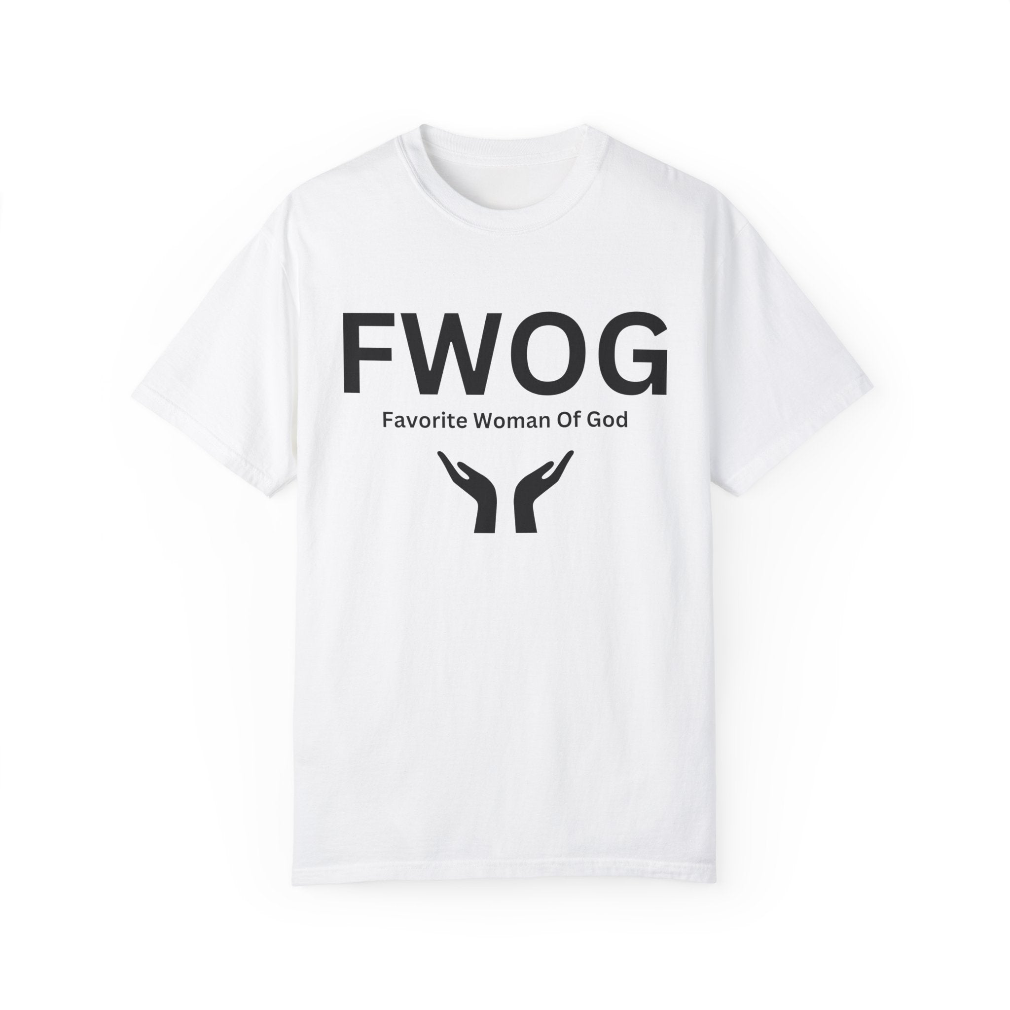Favorite Woman of God (FWOG) T-Shirt – Comfort Colors 1717 Garment-Dyed Tee