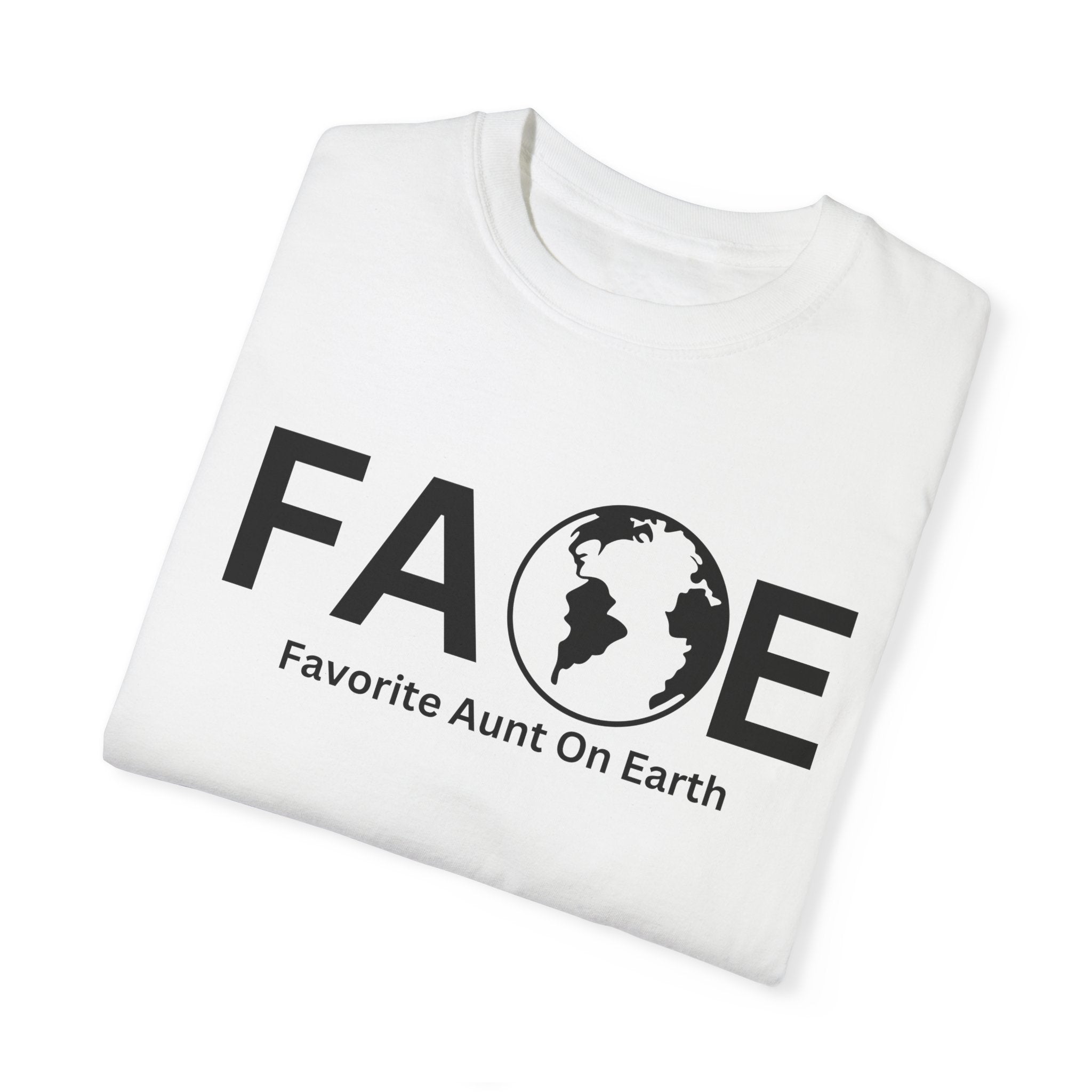 Favorite Aunt On Earth T-Shirt - (FAOE) Logo Tee for Women