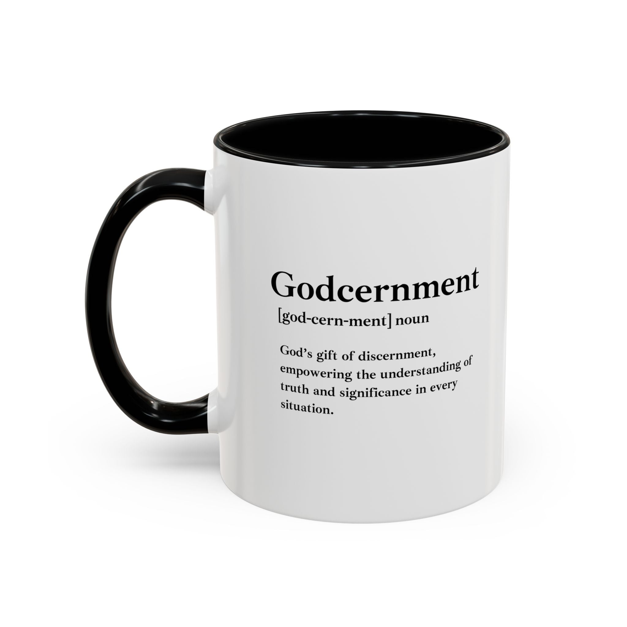 Godcernment Accent Coffee Mug (11oz, 15oz)