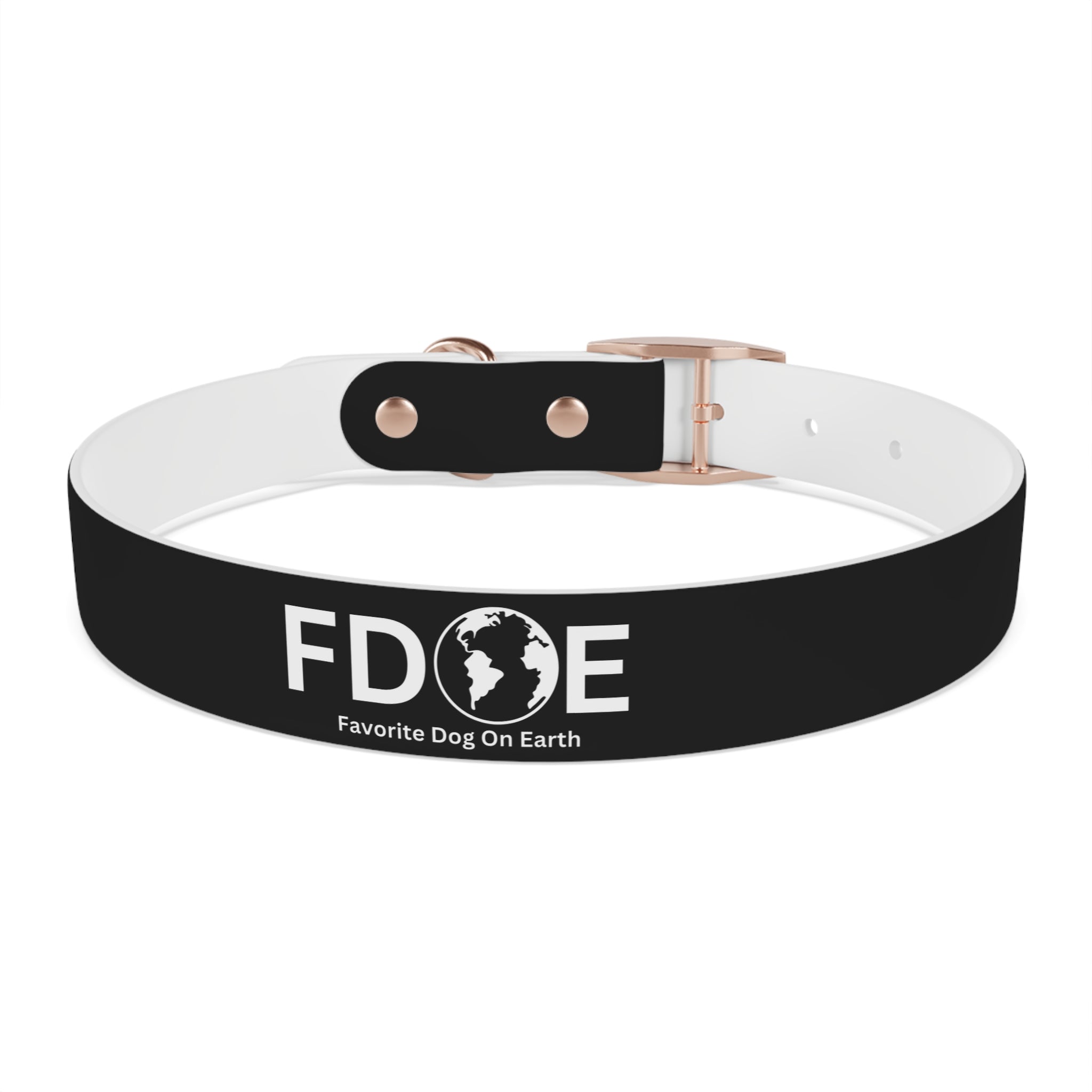 Favorite Dog On Earth (FDOE) Personalized Dog Collar - Customizable and Stylish Pet Accessory