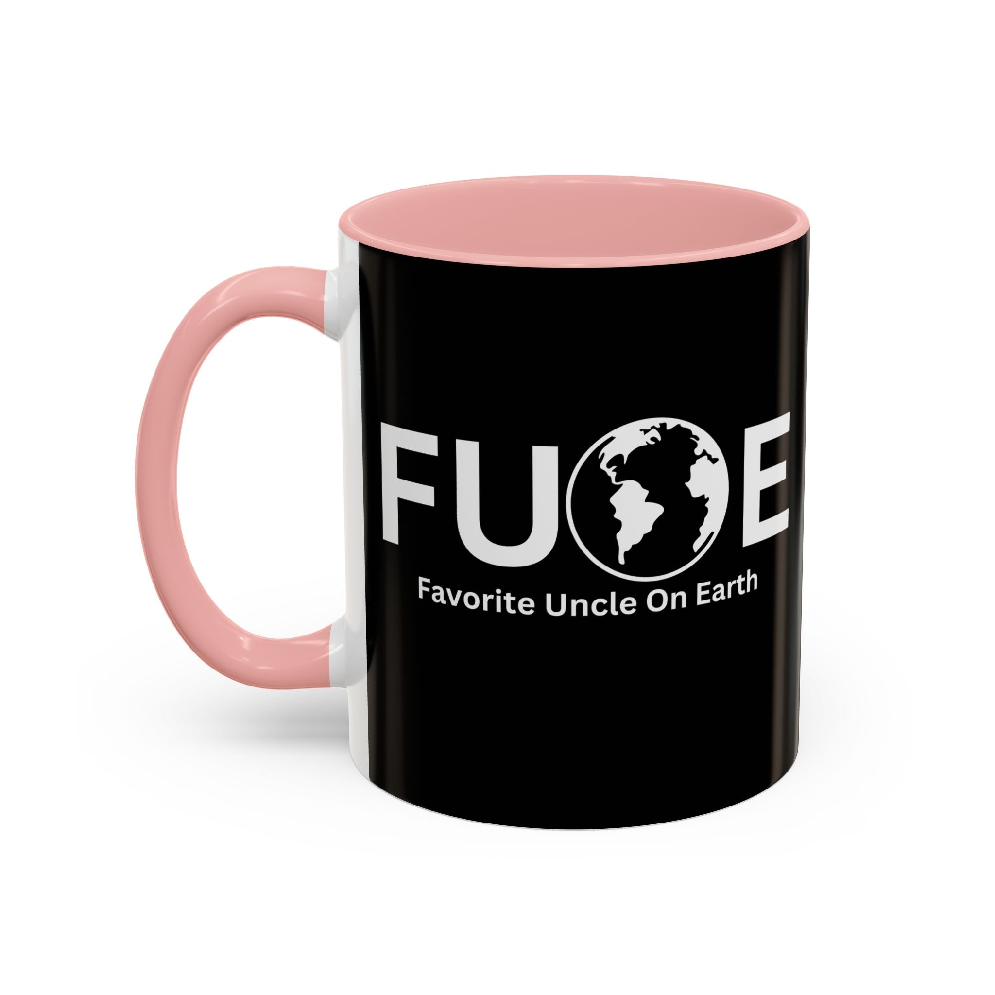 Favorite Uncle On Earth (FUOE) Accent Coffee Mug (11oz, 15oz)