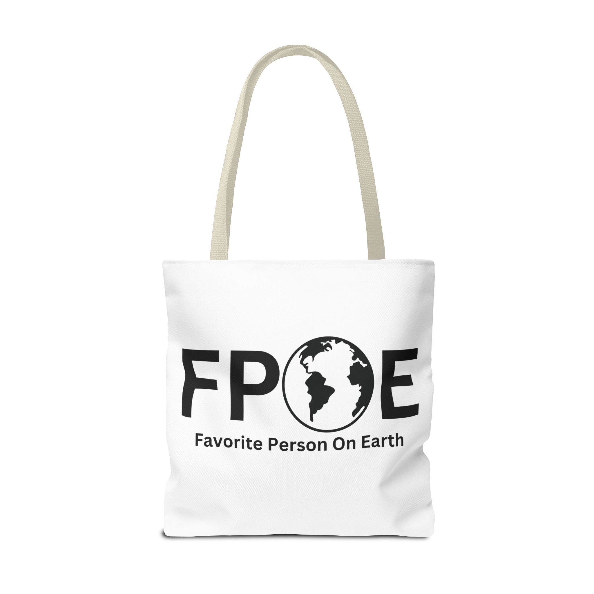 Favorite Person On Earth (FPOE) Tote Bag - Custom Printed Stylish and Functional Tote