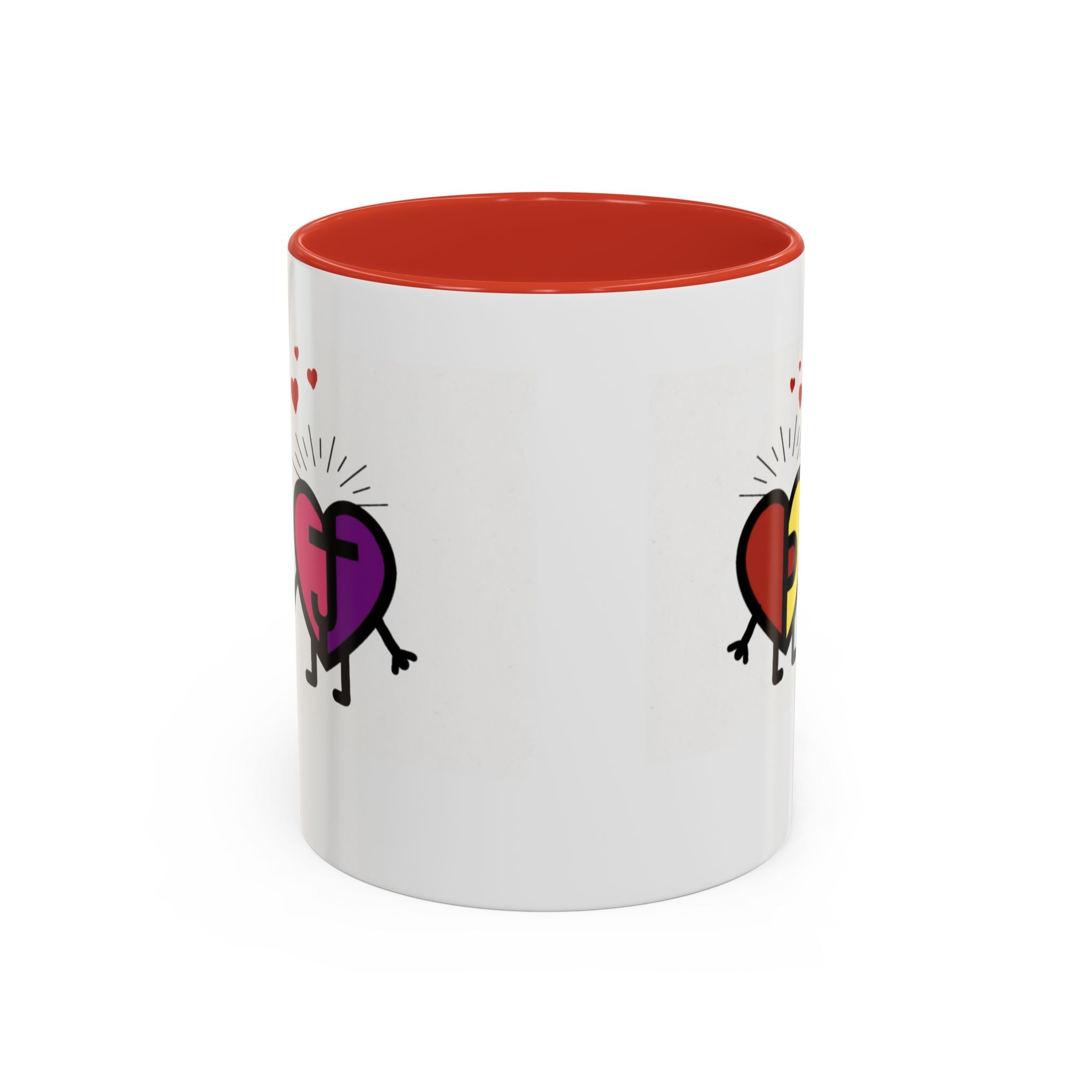 PJ & Joy Passionoy Mascots Accent Coffee Mug (11, 15oz)