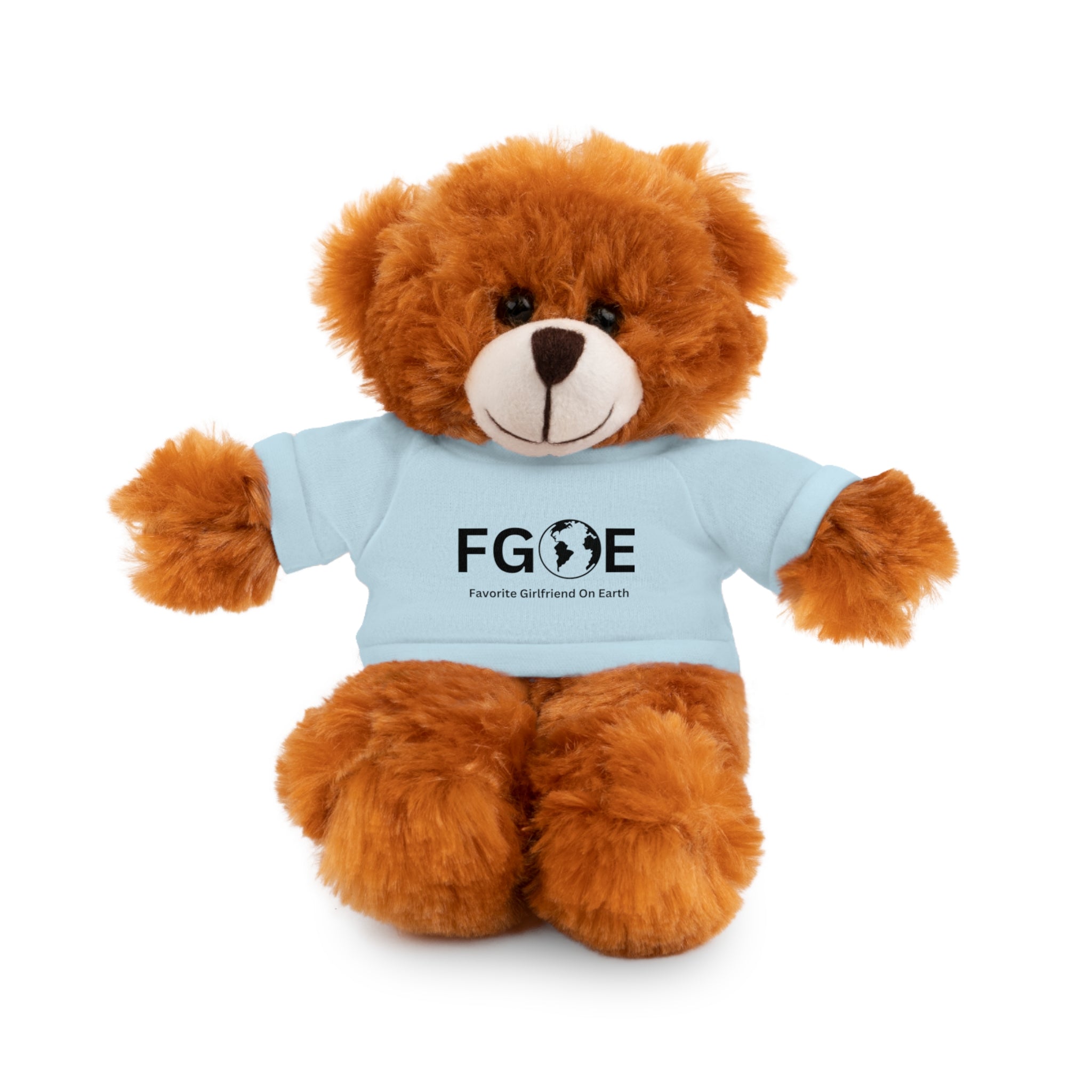 Stuffed Animal Gift – Favorite Girlfriend on Earth (FGOE)– Customizable T-Shirt & Animal