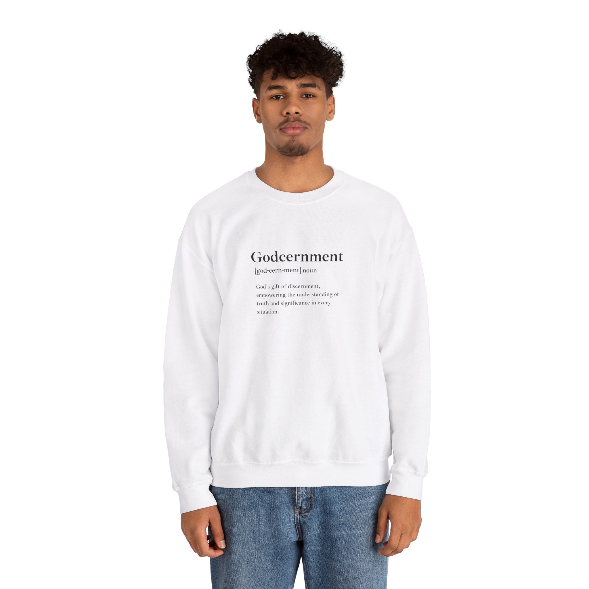 Godcernment Unisex Heavy Blend™ Crewneck Sweatshirt