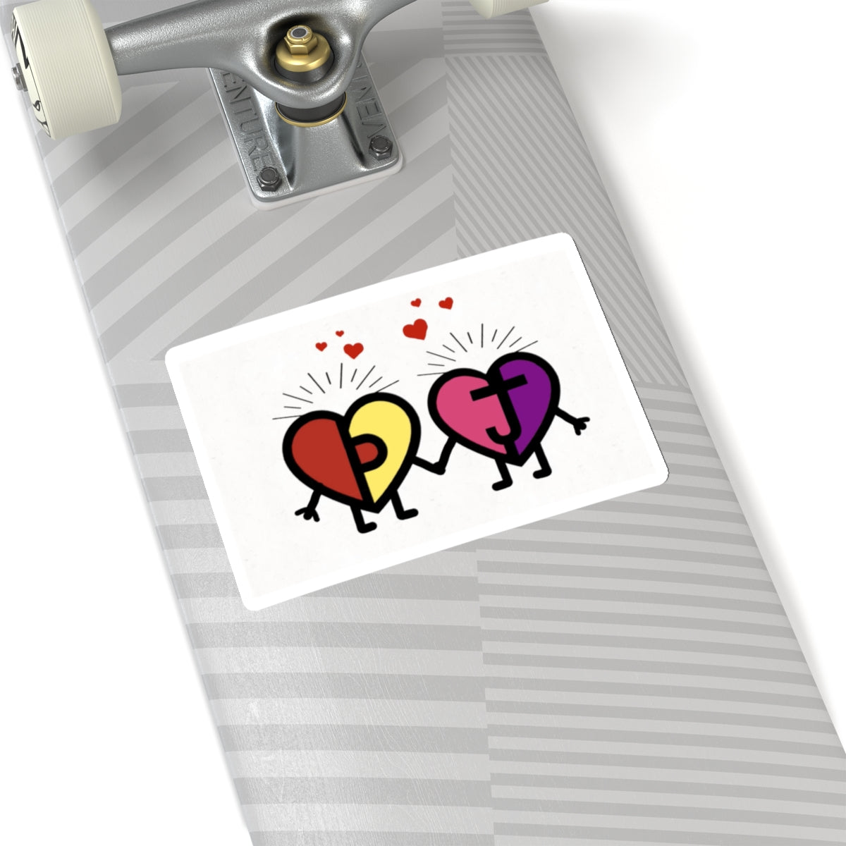 PJ & Joy Passionoy Mascots Kiss-Cut Stickers - Custom Vinyl Stickers for Creative Decor