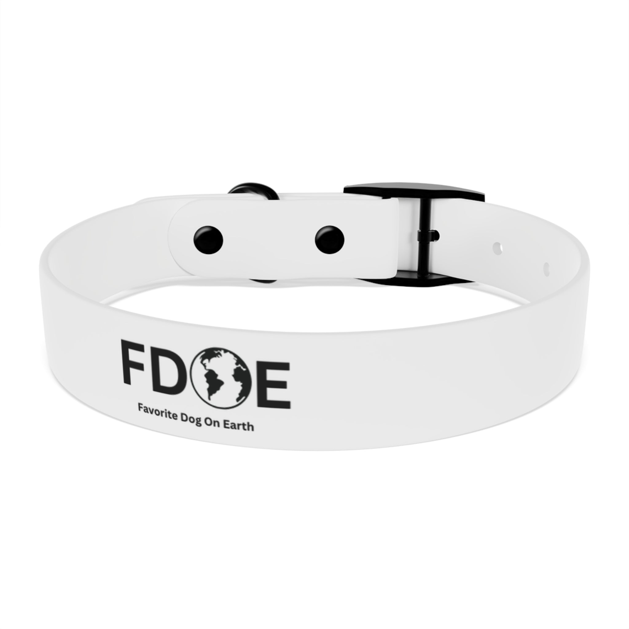 Favorite Dog On Earth (FDOE) Collar, Personalized Pet Accessory, Custom Dog Collar, Stylish Pet Gear, Durable Dog Collar