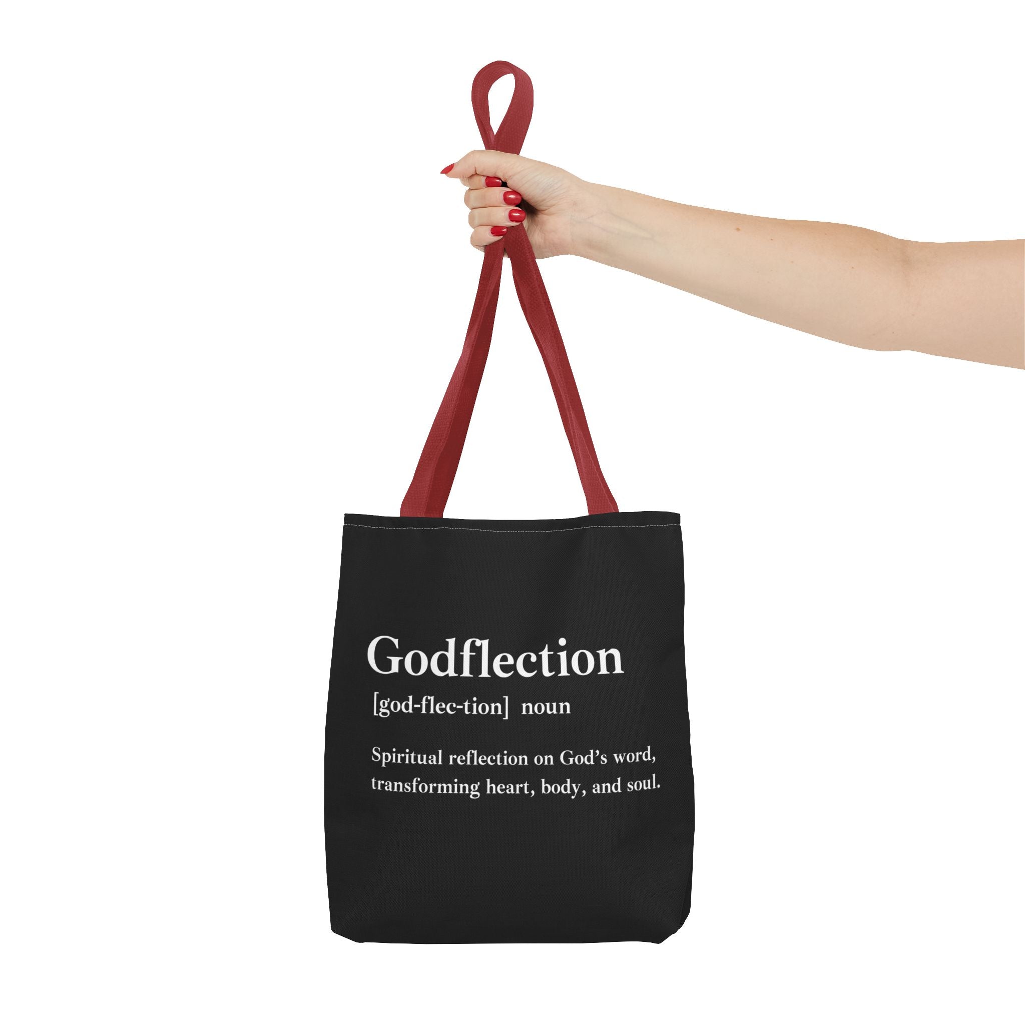Godflection Tote Bag - Custom Printed Stylish and Functional Tote