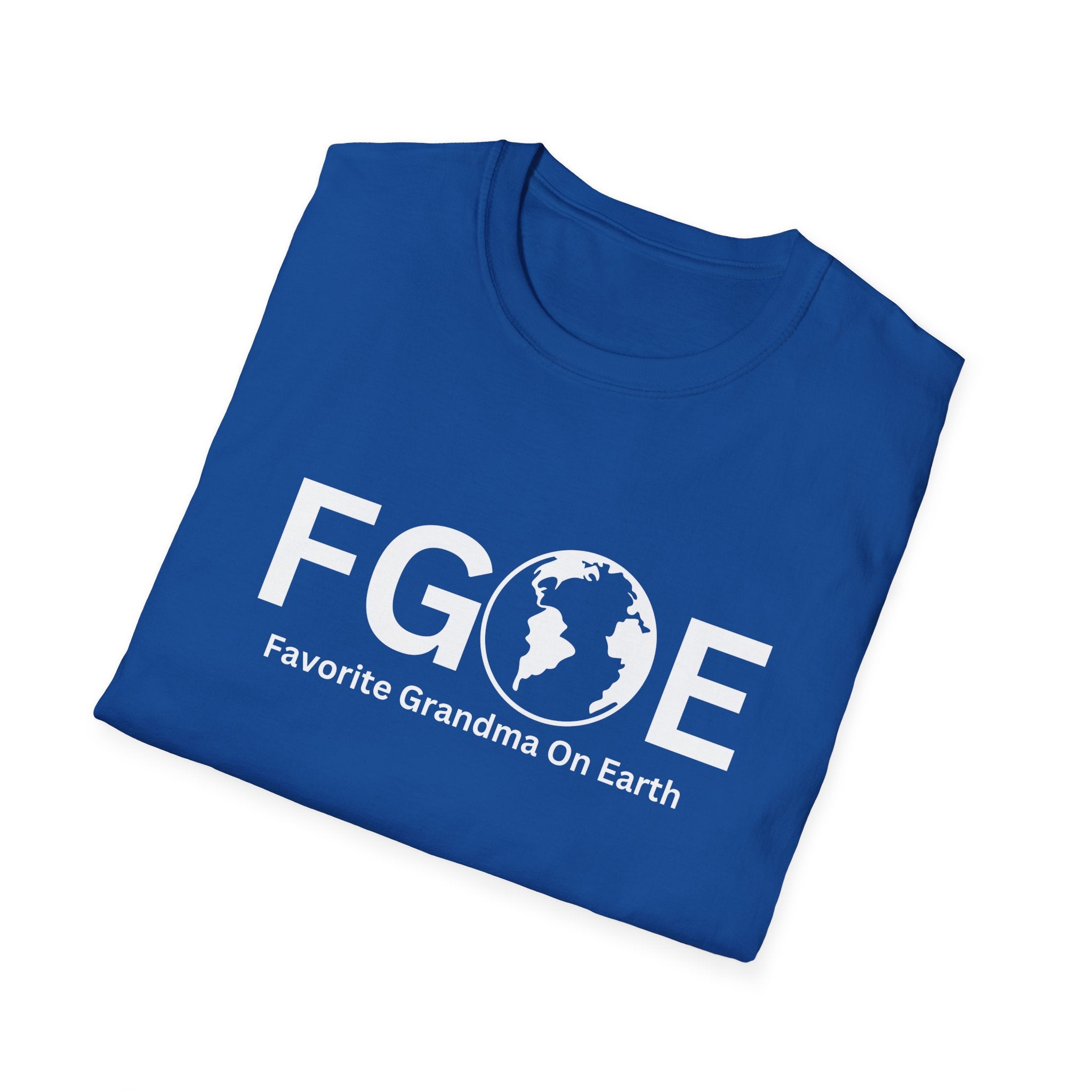 Favorite Grandma on Earth T-Shirt - (FGOE) Logo Tee for Women