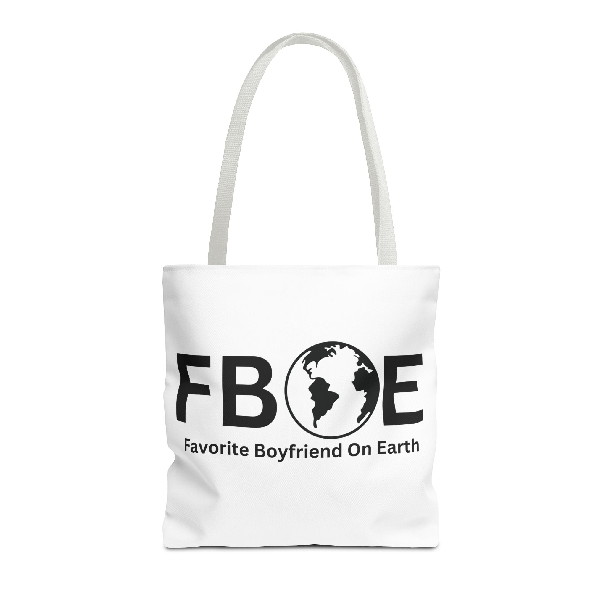 Favorite Boyfriend On Earth (FBOE) Tote Bag - Custom Printed Stylish and Functional Tote