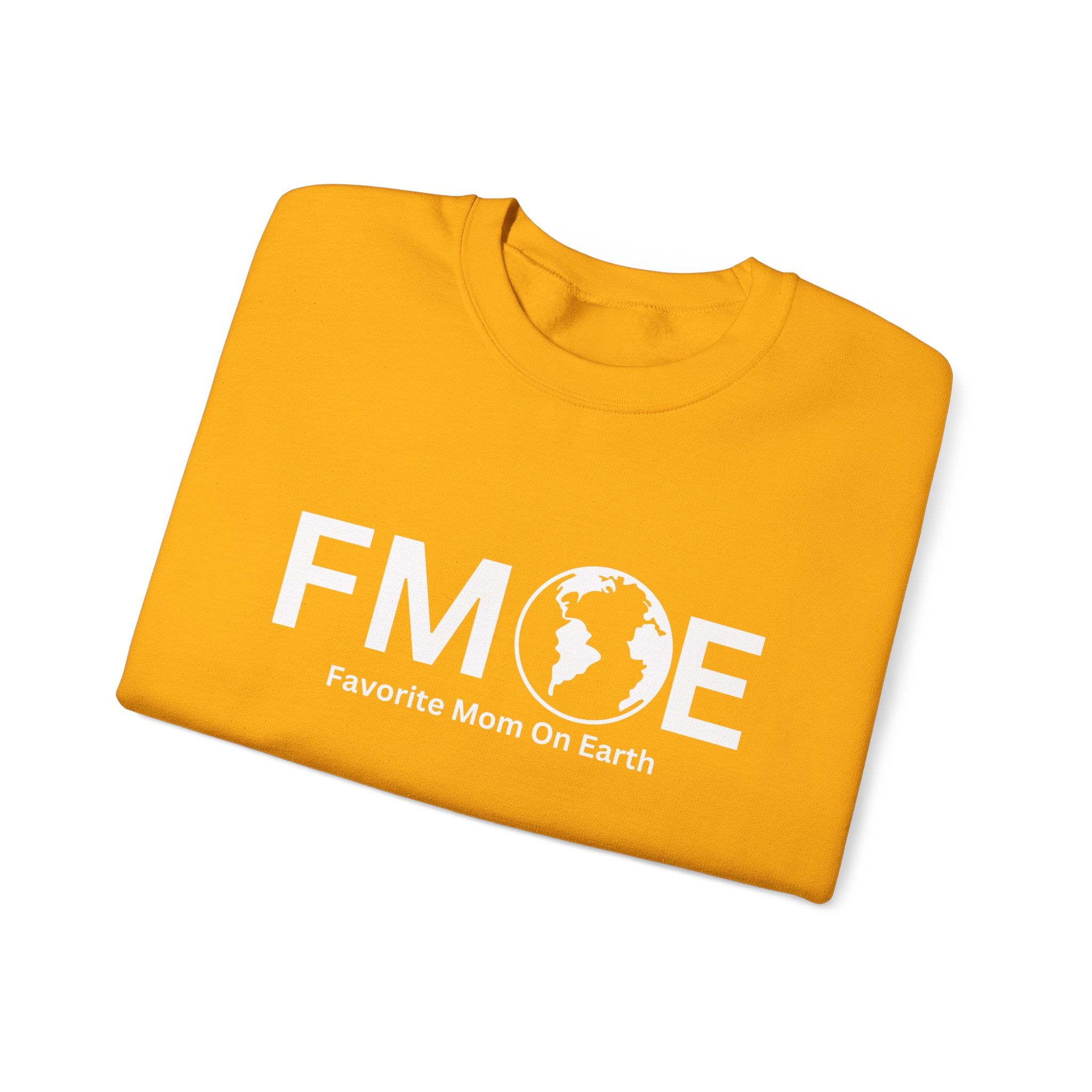Favorite Mom On Earth Sweatshirt - (FMOE) Logo Crewneck for Women