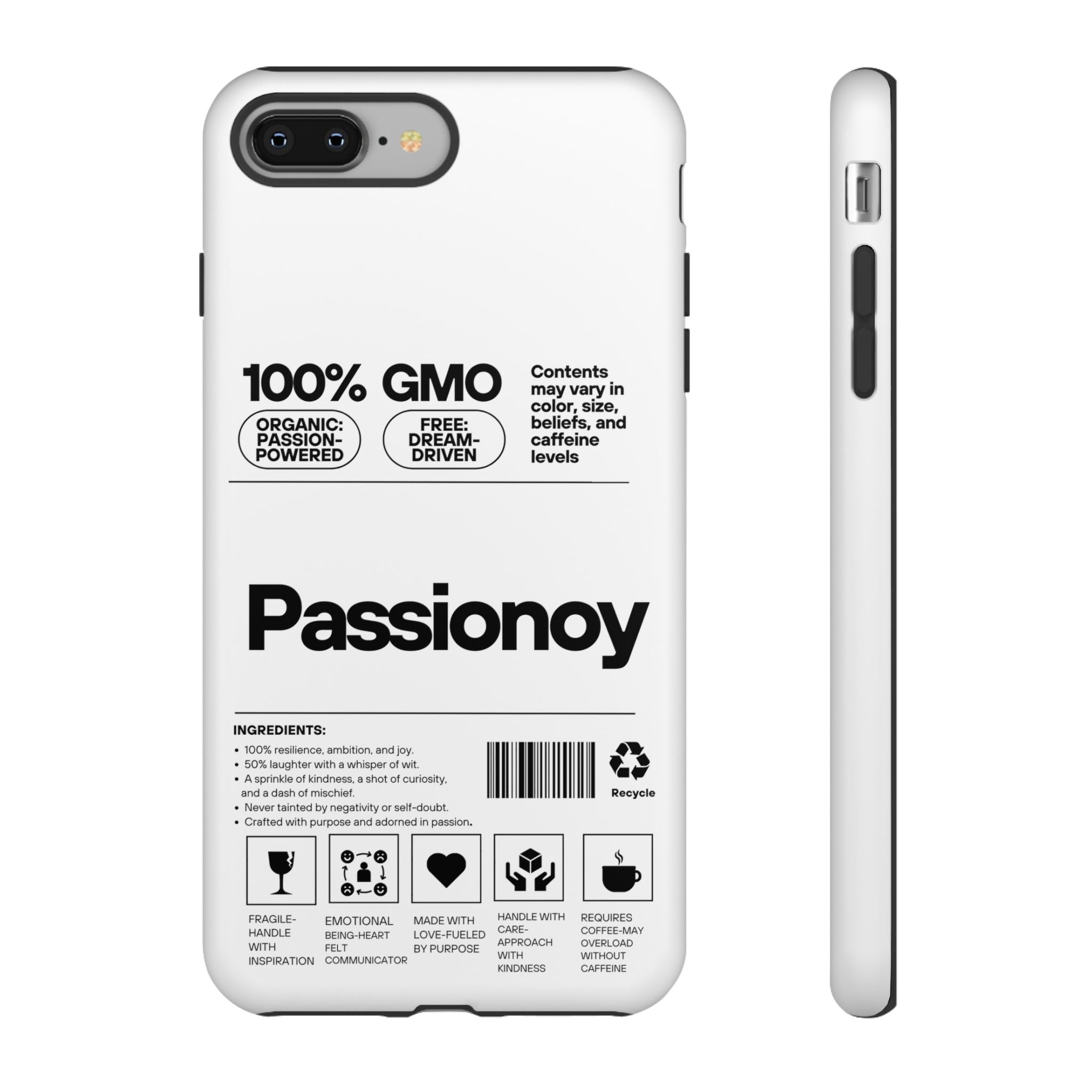 Passionoy Label Tough Cases - Custom Protective Phone Cases for iPhone, Samsung Galaxy, and Google Pixel