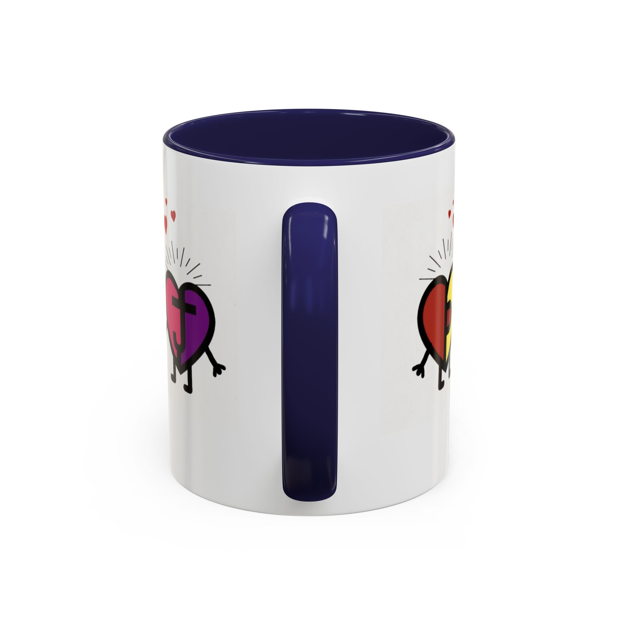 PJ & Joy Passionoy Mascots Accent Coffee Mug (11, 15oz)