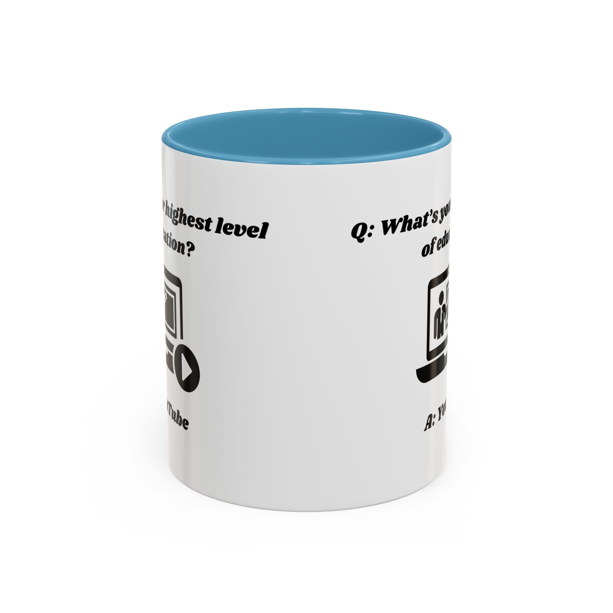 What's your highest level of education? YouTube Accent Coffee Mug (11oz, 15oz)