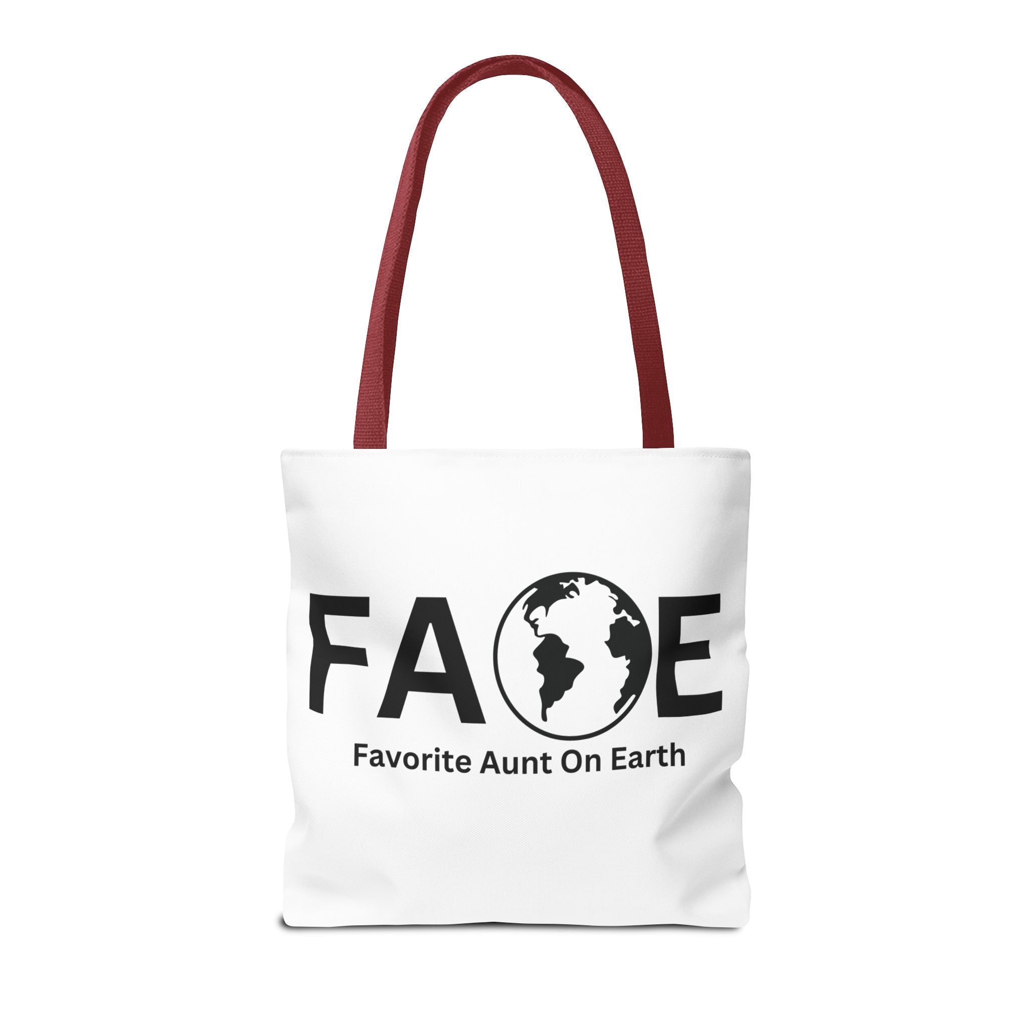 Favorite Aunt On Earth (FAOE) Tote Bag - Custom Printed Stylish and Functional Tote