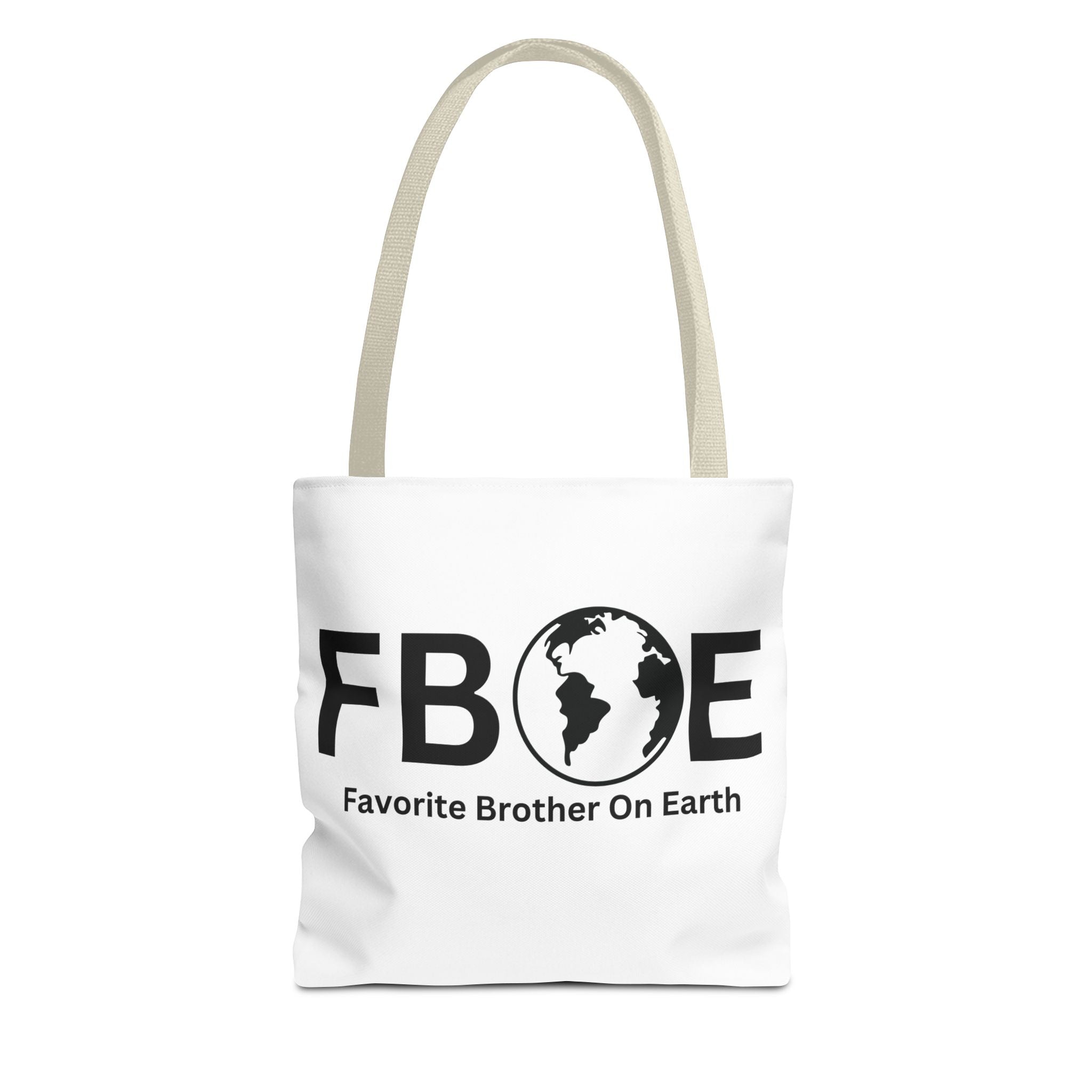 Favorite Brother On Earth (FBOE) Tote Bag - Custom Printed Stylish and Functional Tote