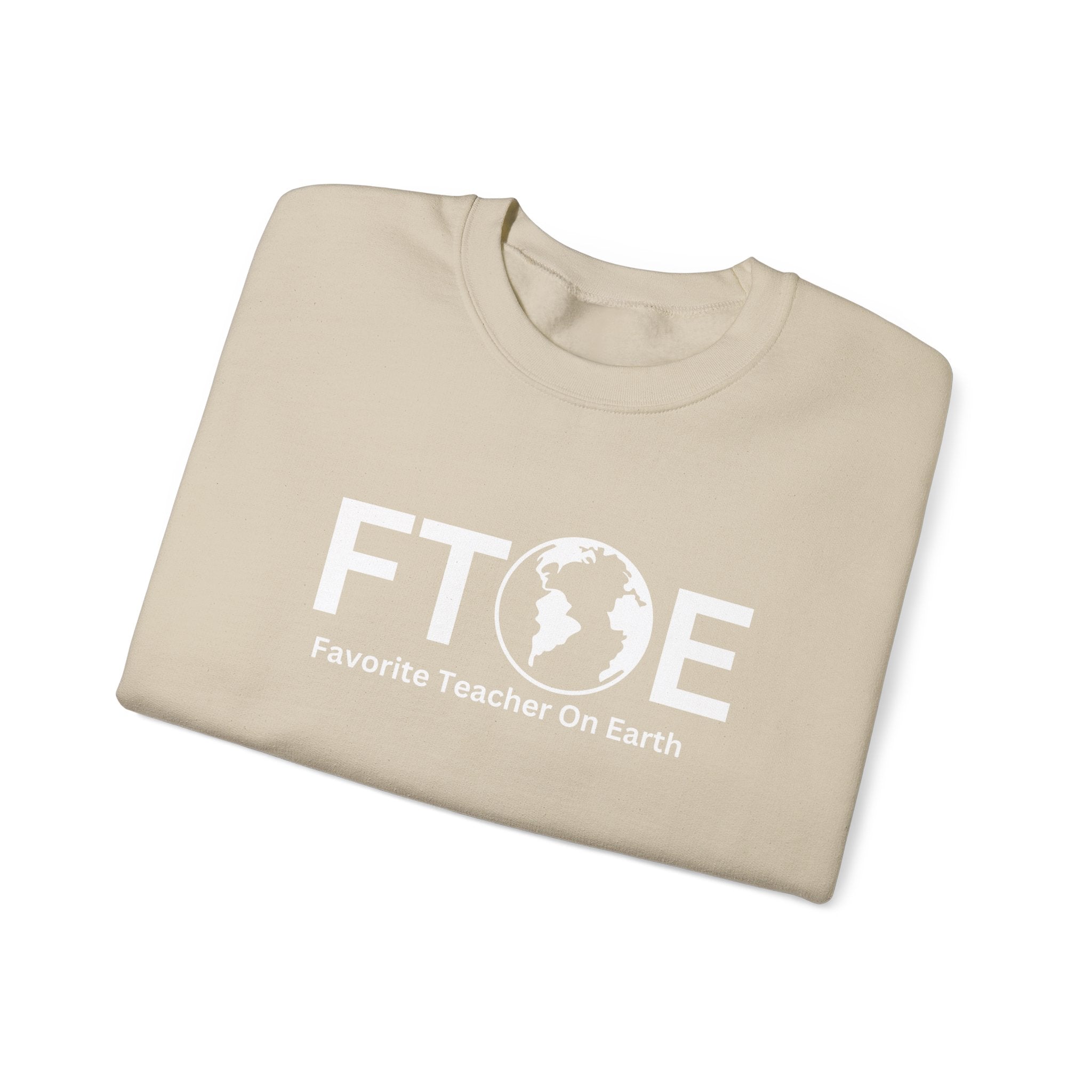 Favorite Teacher On Earth (FTOE) - Unisex Heavy Blend Crewneck Sweatshirt
