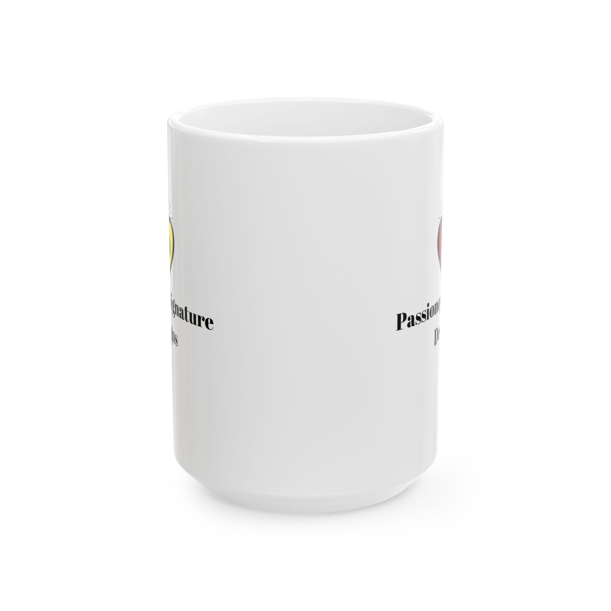 Passionoy Signature Designs Logo Accent Coffee Mug (11oz, 15oz)