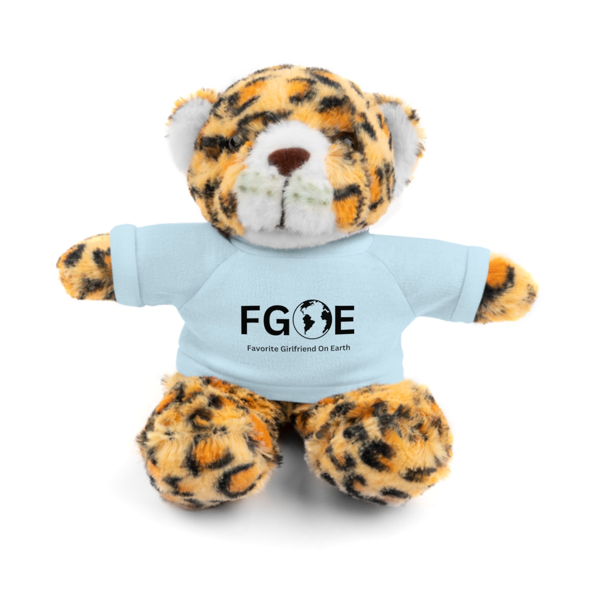 Stuffed Animal Gift – Favorite Girlfriend on Earth (FGOE)– Customizable T-Shirt & Animal