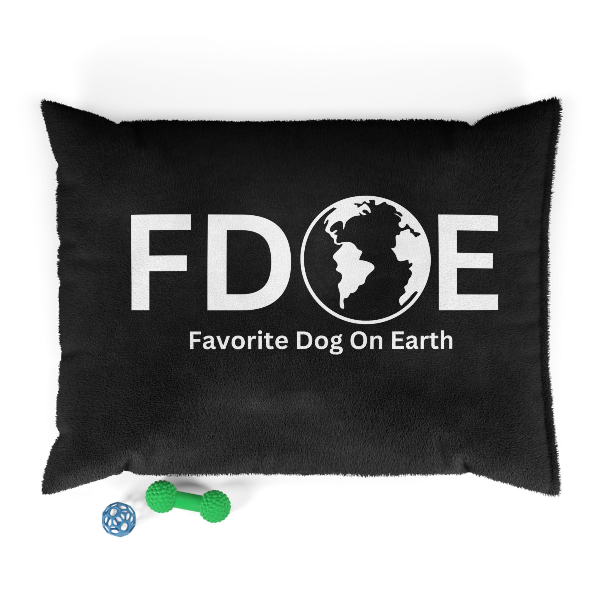 Favorite Dog On Earth (FDOE) Custom Pet Bed - Cozy and Stylish Dog Nest