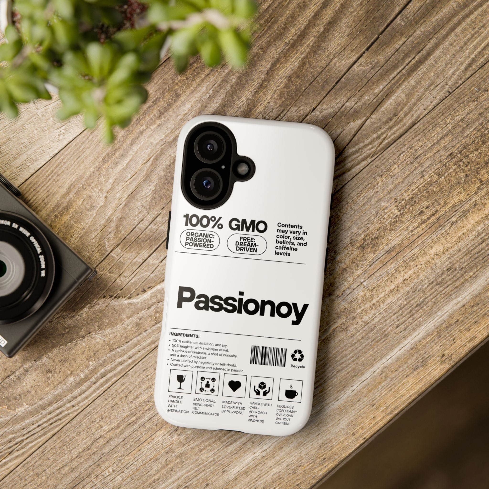 Passionoy Label Tough Cases - Custom Protective Phone Cases for iPhone, Samsung Galaxy, and Google Pixel