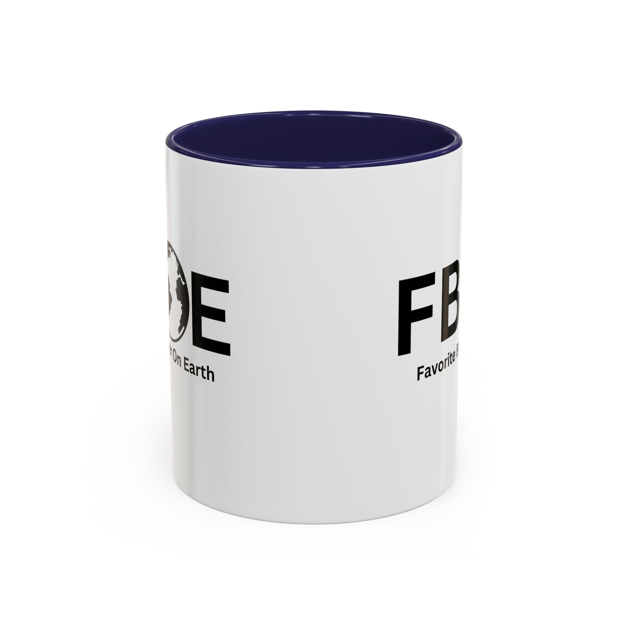 Favorite Brother On Earth (FBOE) Accent Coffee Mug (11oz, 15oz)