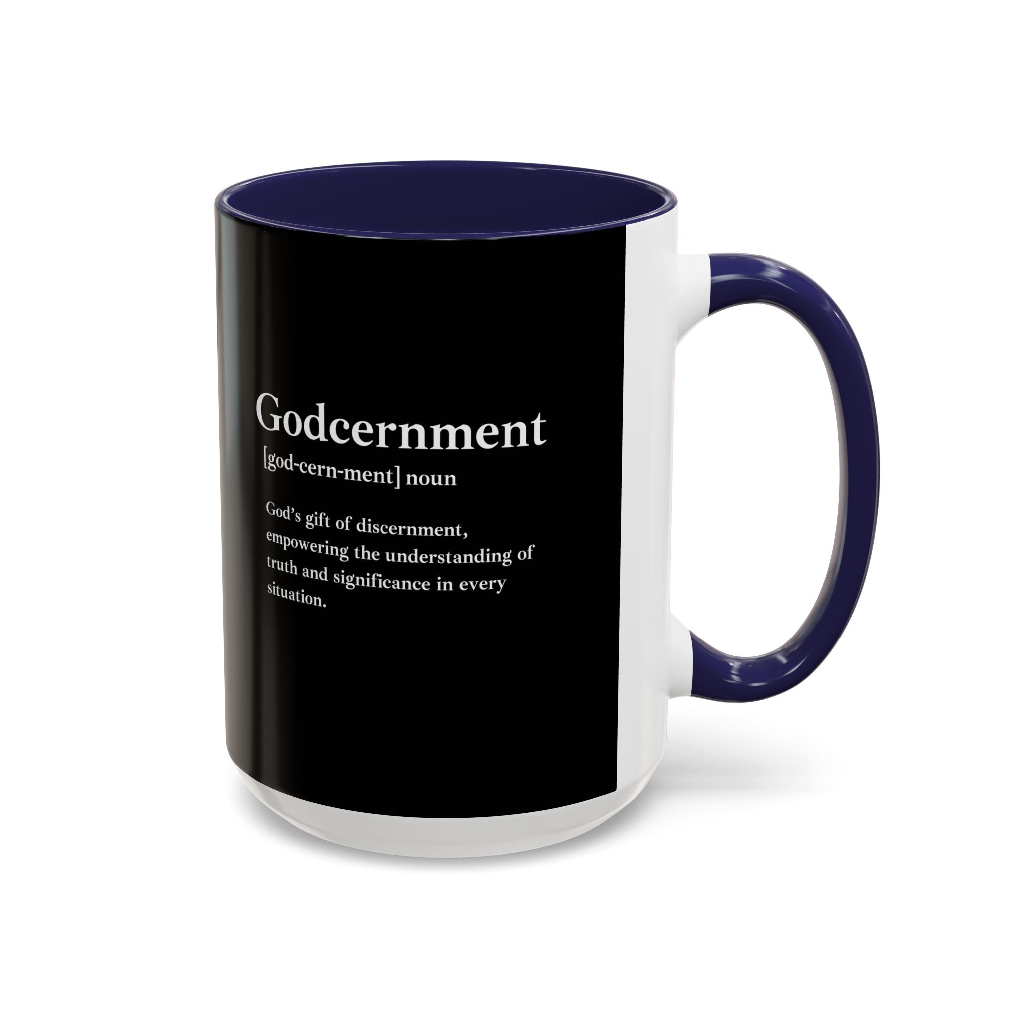 Godcernment Accent Coffee Mug (11oz, 15oz)