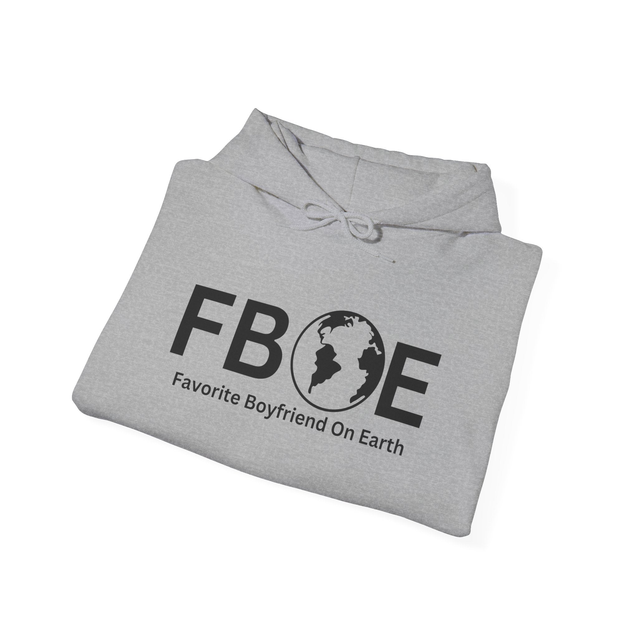 Favorite Boyfriend On Earth (FBOE) Unisex Heavy Blend™ Hooded Sweatshirt – Cozy Cotton-Polyester Hoodie