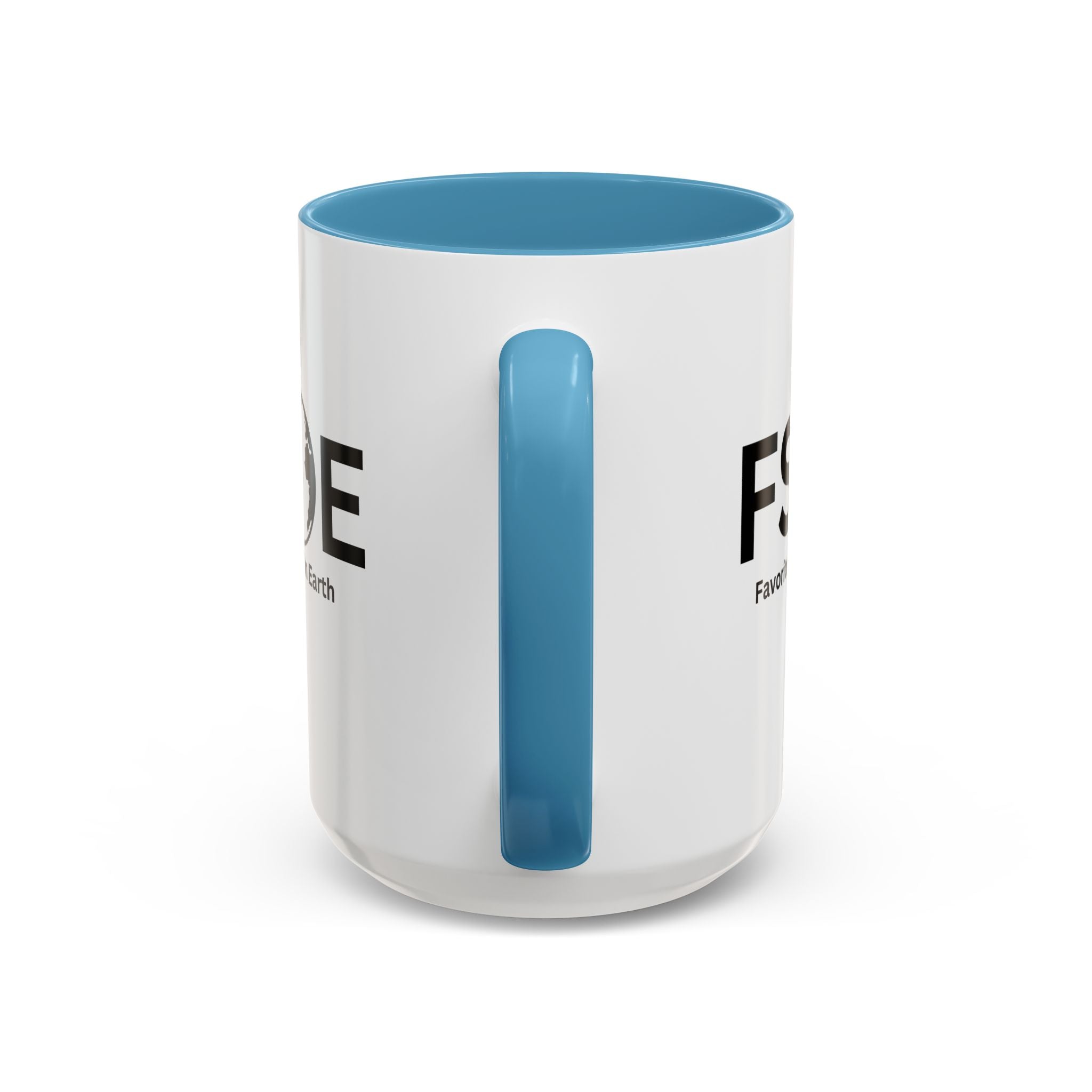 Favorite Sister On Earth (FSOE) Accent Coffee Mug (11oz, 15oz)